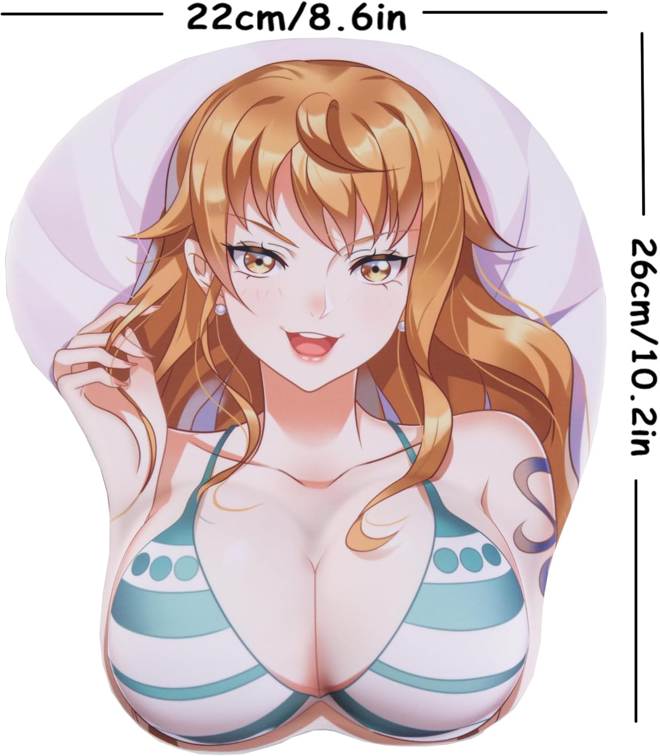 Nami New Anime Mouse Pads with Wrist Rest Gaming 3D Mousepads 2Way Skin (Nami 2) 2 71w0EvSIJiL. AC SL1500 - northernschoolofshiatsu.co.uk