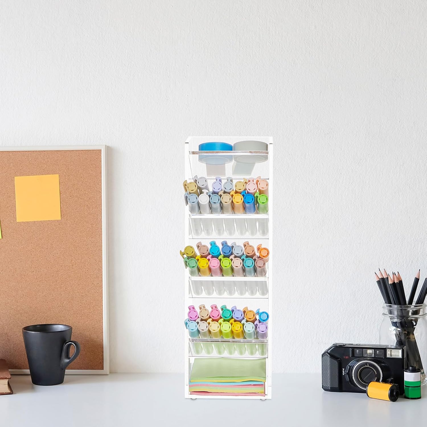 Acrylic Pen Organizer Storage Vertical Marker Organizer Acrylic Pen Display Holder for Office Desk Desktop Stationery Pencil Storage(Clear,13 x 4 x 10.2 Inch) 59 - northernschoolofshiatsu.co.uk