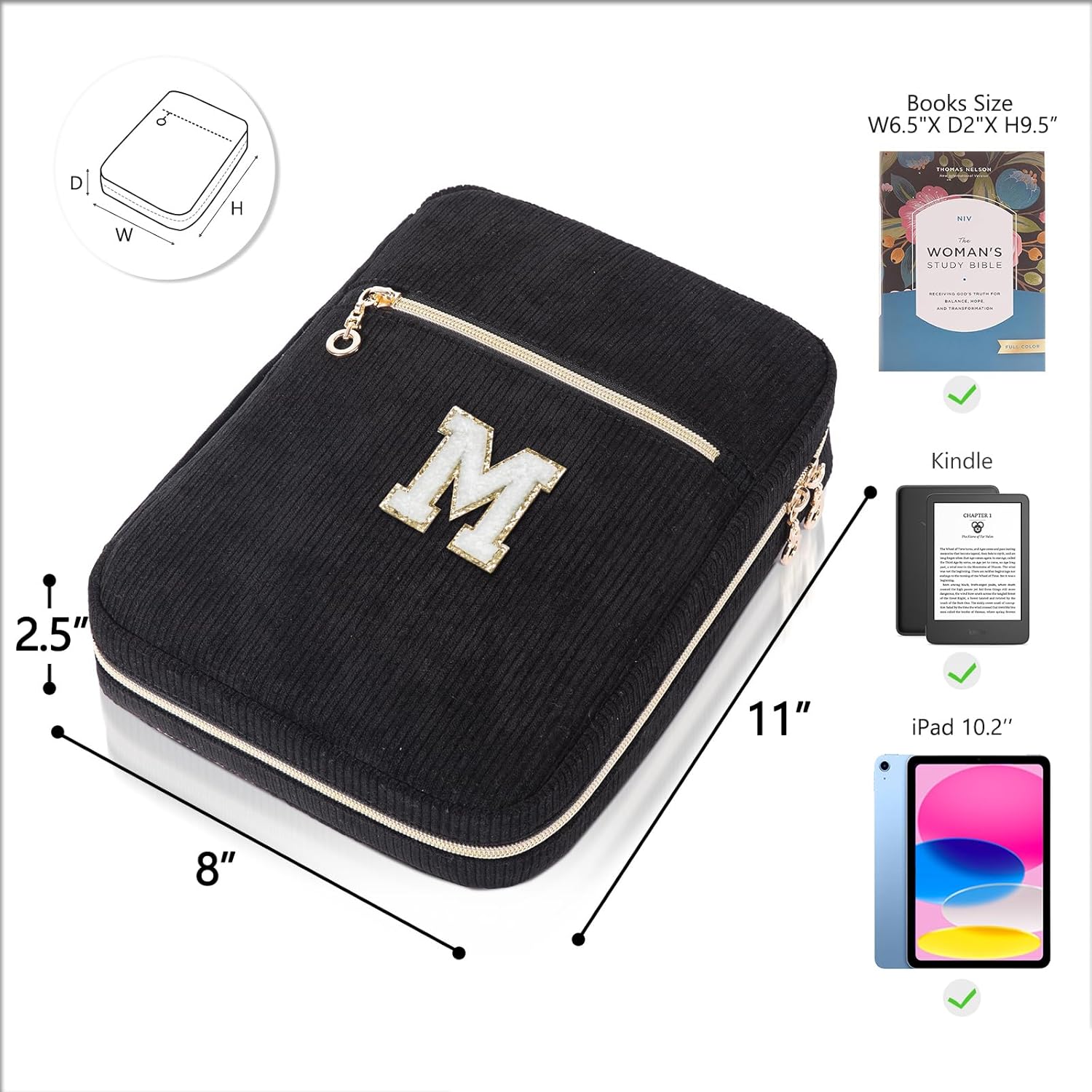 Bible Cover for Women, Initial Personalized Bible Gift - Bible Case for Men - Bible Holder - Bible Bag - Bible Carrier - Bible Carrying Case with Pockets for Bible Study Suppliers, Bible Accessories 103 71y3fnIbnoL. AC SL1500 - northernschoolofshiatsu.co.uk