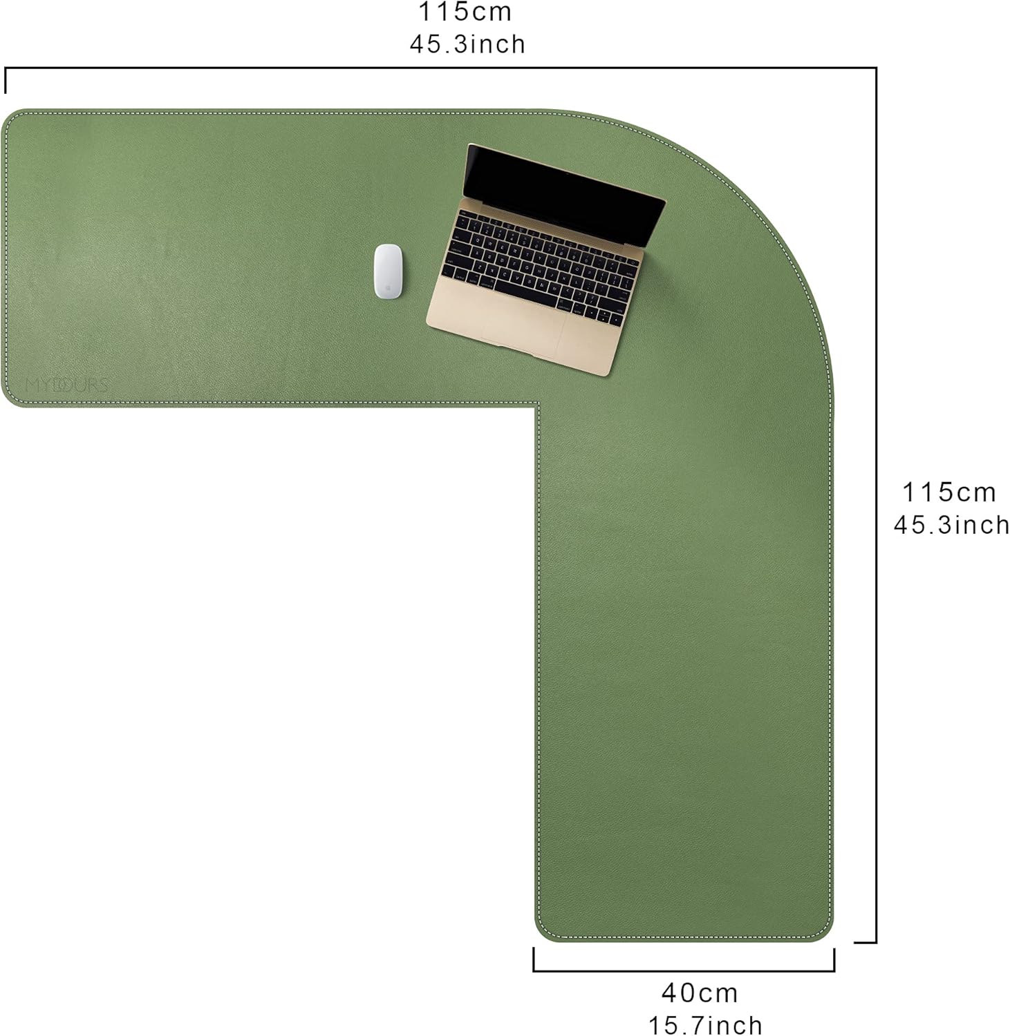 Mydours L-Shape Desk Pad, (38"+38) x 13" Large PU Leather Corner Desk Mat Blotter, XXL Large Waterproof Gaming Mouse Pad, Desktop Protector for Computer Keyboard Home Office (Black) 21 71yC+Iw7SXL. AC SL1500 - northernschoolofshiatsu.co.uk
