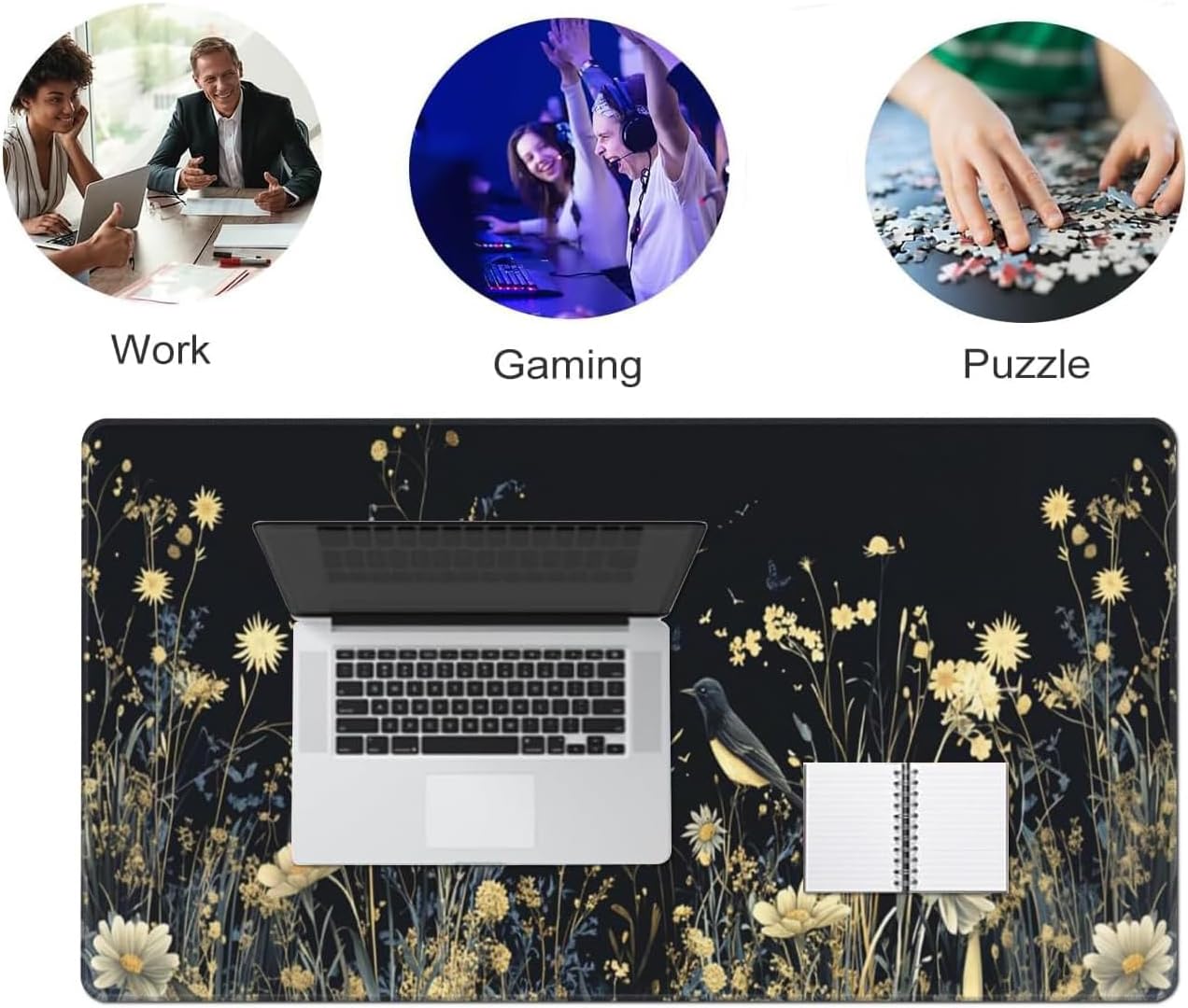 AQQA Abstract Desk Mat Desktop,Gaming Mouse Pad Long Cute Large Desk Pads 31.5X15.7 Inch Mousepad with Non-Slip Base Stitched Edge Keyboard Mat for Gaming Office, Abstract Modern Colorful 47 71yIwO1I2iL. AC SL1471 - northernschoolofshiatsu.co.uk
