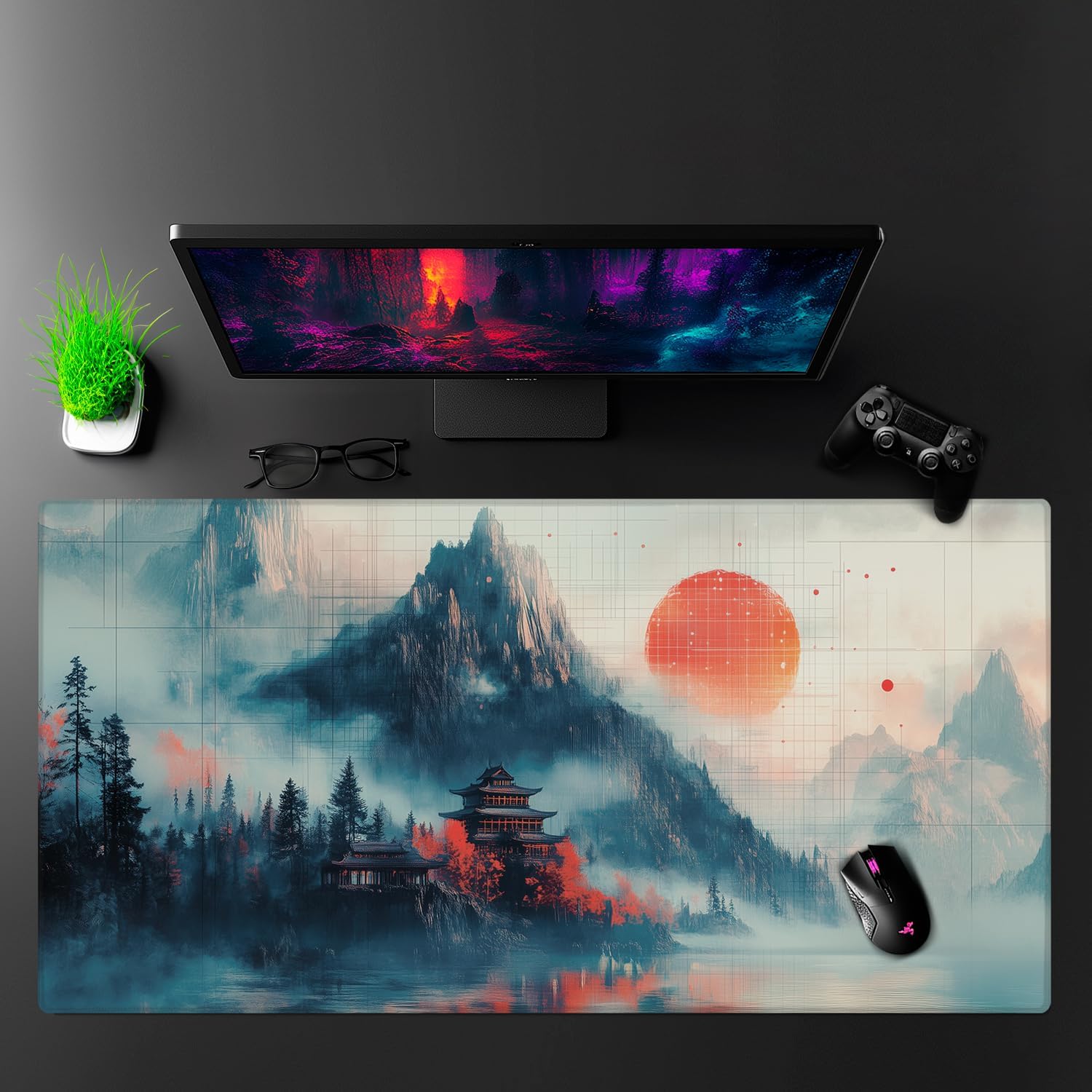 Extra Large Space Gaming Mouse Pad for Computer, Laptop & Keyboard – 27.5"x11.8", Non-Slip Rubber Base, Water-Resistant Surface, Extended Mousepad for Gamers & Office (Cosmic Wanderer, X-Large) 36 71z7JqOD68L. AC SL1500 - northernschoolofshiatsu.co.uk
