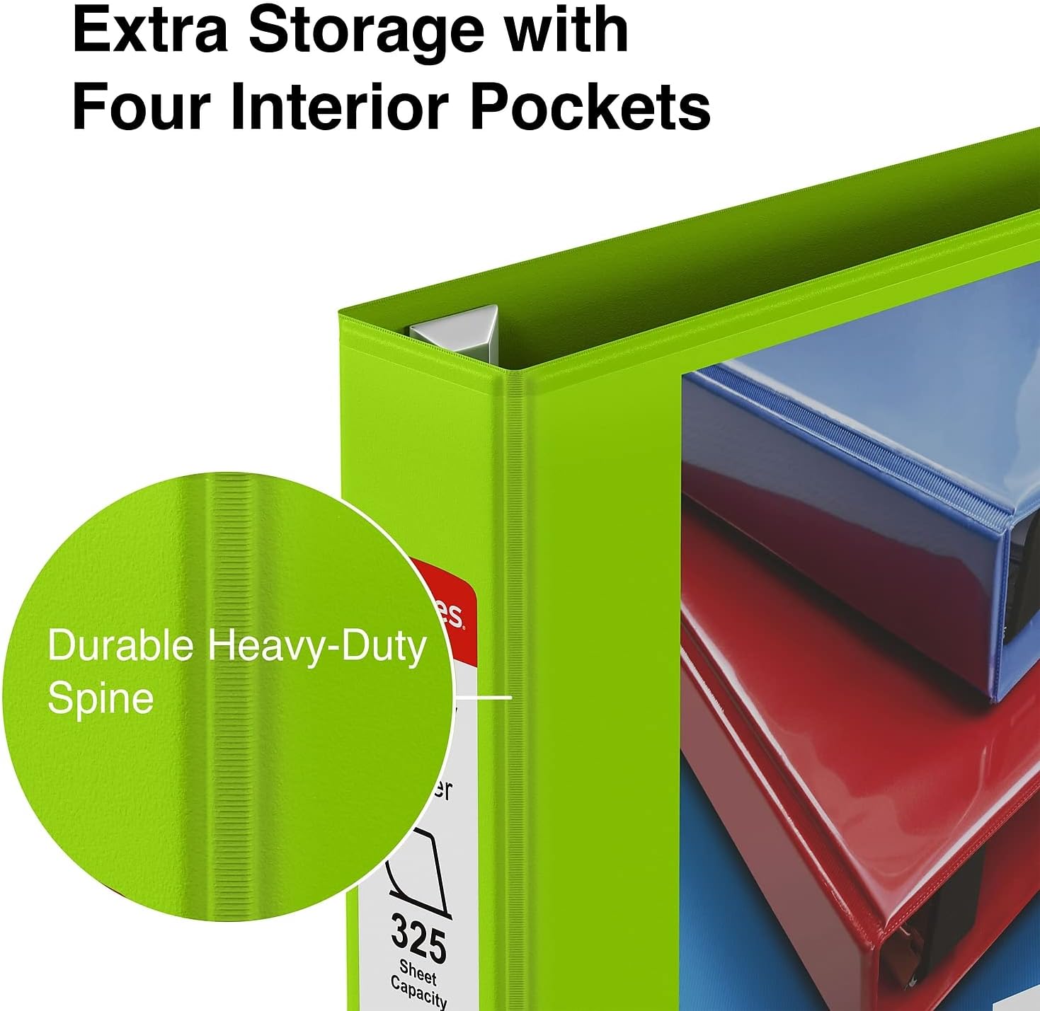 Staples 976049 Heavy-Duty 4-Inch D 3-Ring View Binder Navy Blue (26372) 249 - northernschoolofshiatsu.co.uk