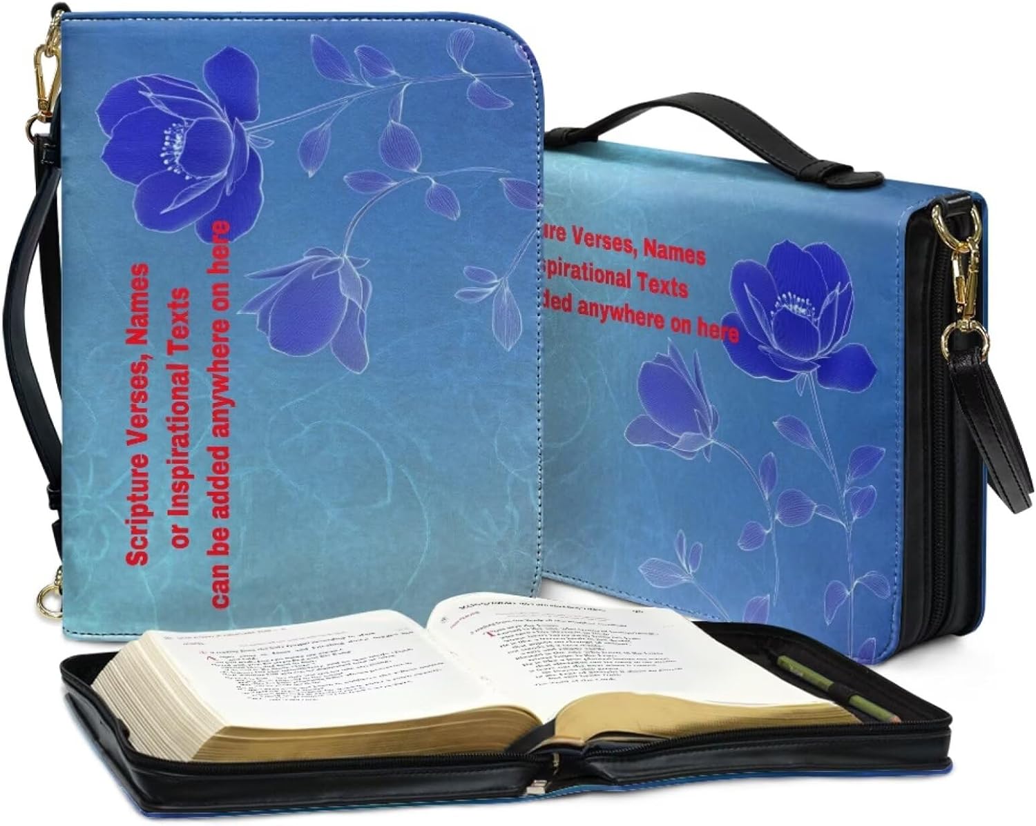 Custom Personalized PU Leather Bible Cover Case for Women,Customized Bible Cases Bible Tote Bag Bible Carrying Case Bible Carrier with Detachable Shoulder Strap,2XL 89 71z9kkHt96L. AC SL1500 - northernschoolofshiatsu.co.uk