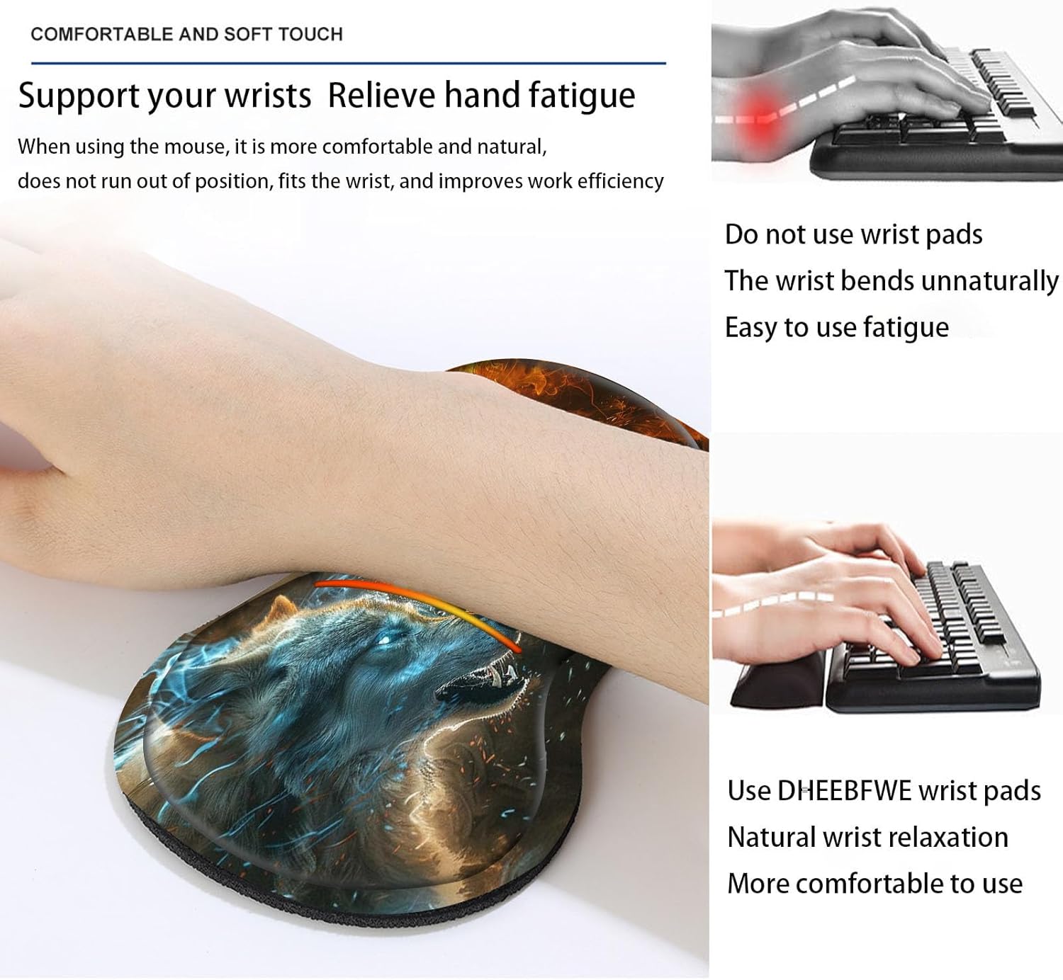Keyboard Mouse Pad Set,Large Desk Pad+Keyboard Wrist Rest+Mouse Pad Wrist Support+Coaster,Easy Typing Pain Relief Non-Slip Mousepad Wrist Support Mousepad Home Office,Colorful Bird Feathers 28 71zH4VlcOqL. AC SL1500 - northernschoolofshiatsu.co.uk