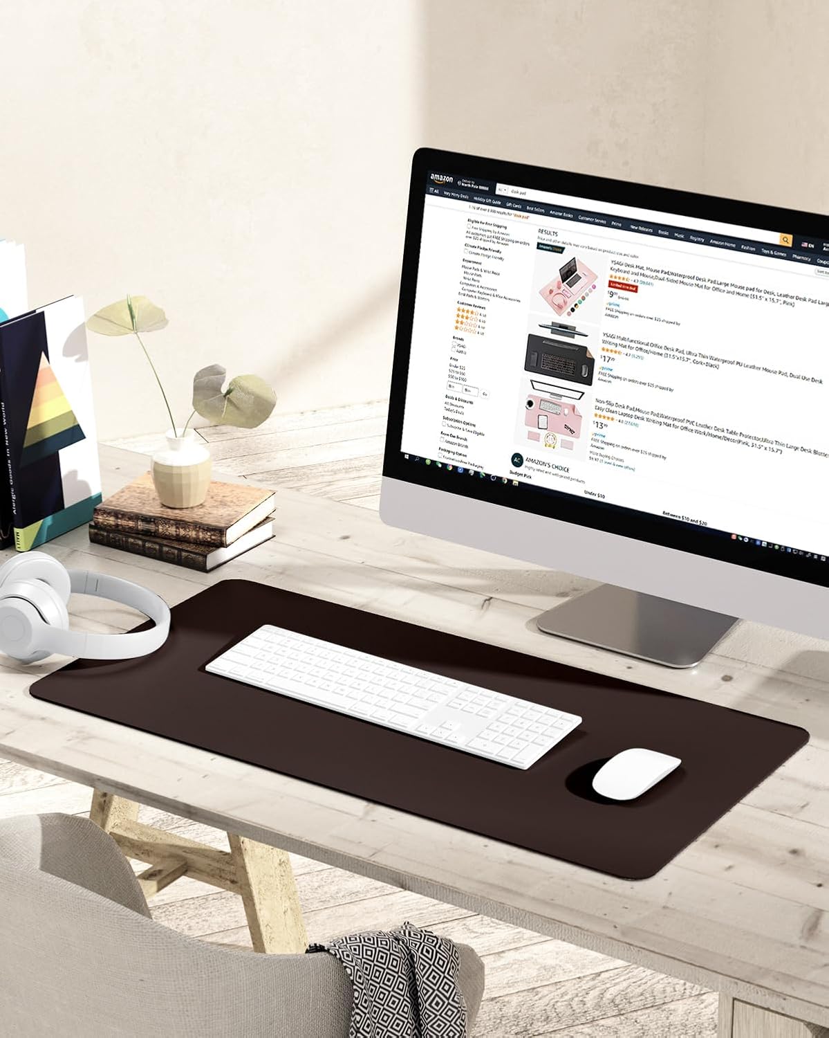 YSAGi Non-Slip Leather Desk Pad, Waterproof Laptop Computer Desk Keyboard Mat, Table Protector Blotter Mat, Large Mouse Pad for Office/Work/Home/Decor(Pink, 23.6" x 13.7") 229 71zO7QoMb1L. AC SL1500 - northernschoolofshiatsu.co.uk