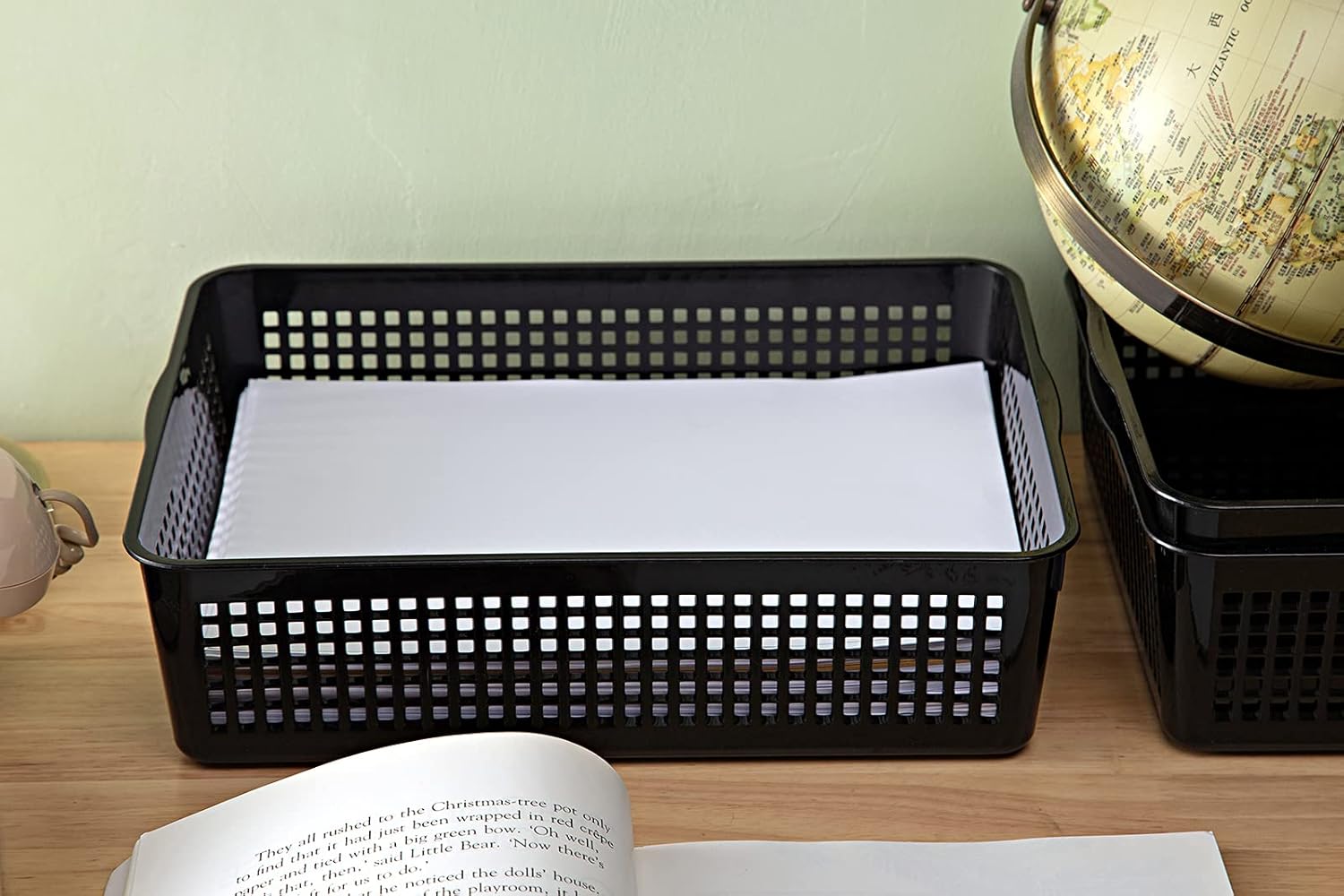 A4 Size Plastic Storage Basket,Desktop File Paper Letter Organizer Tray, 6-Packs (Black) 4 71zapJBu7vS. AC SL1500 - northernschoolofshiatsu.co.uk