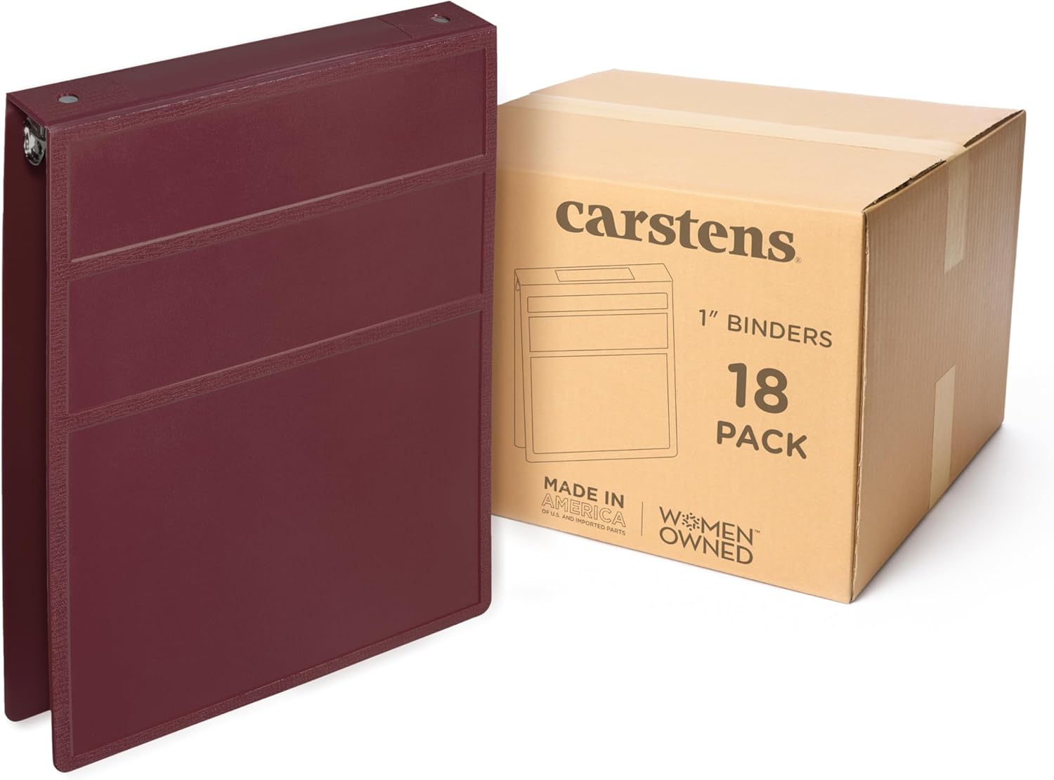 Carstens 1-Inch Heavy Duty 3-Ring Binder - Top Opening, Powder Blue, Durable Plastic, Precision No-Gap Rings, Waterproof Cover, No Pockets, Holds 125 US Letter Sheets, BPA-Free, Made in USA (8754-3R) 48 71zgkltVvkL. AC SL1500 - northernschoolofshiatsu.co.uk