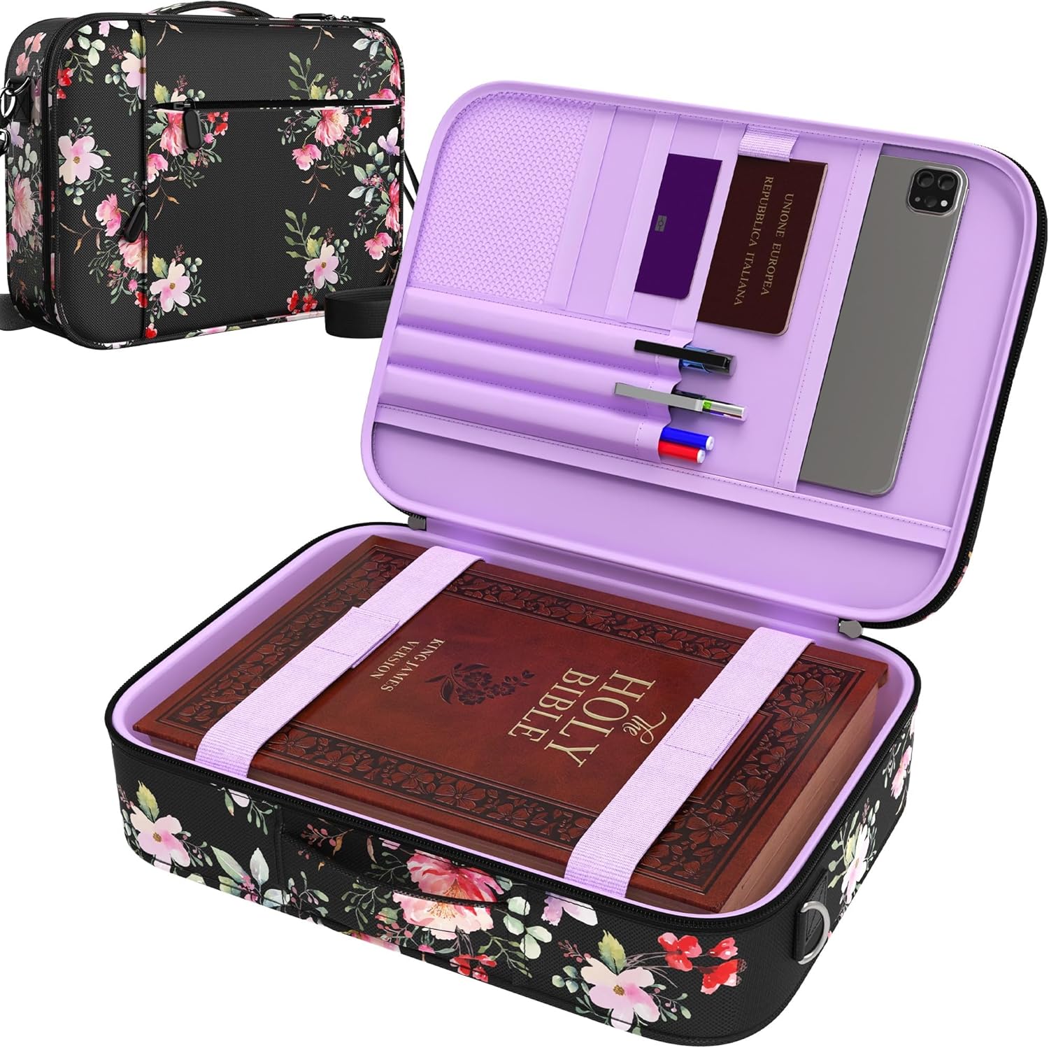 DEHITE Bible Case for Men – Bible Bag for Women – Grey Large Size – Fits Book 10.1 x 7.1 x 1.9 in – Pen Slots – Zippered Pocket – Shoulder Strap – Premium Fabric – Church Christian Gift 26 81+AyX+WXQL. AC SL1500 - northernschoolofshiatsu.co.uk