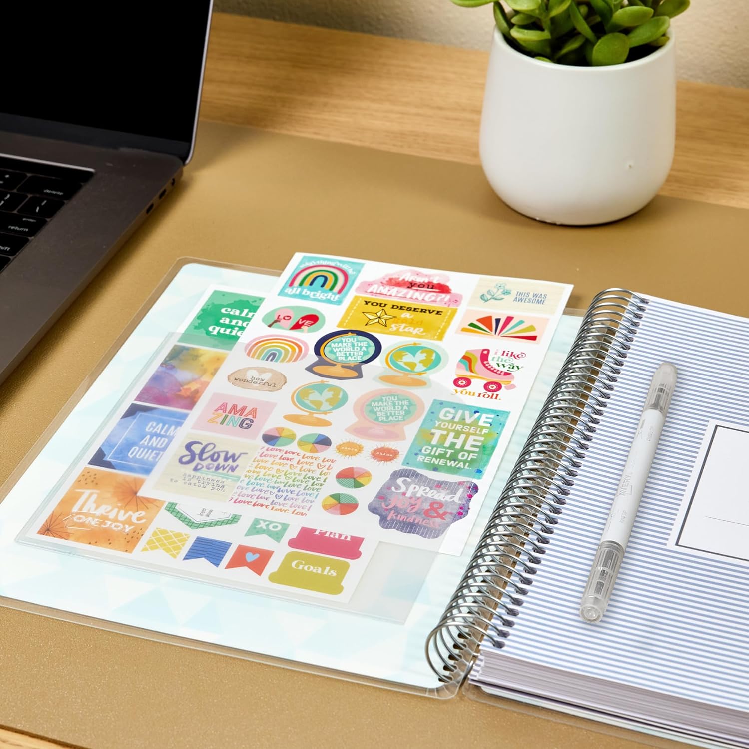 Avery Corner Pockets, 6" x 6", Translucent Pockets for Planners and Notebooks, 2 Adhesive Pockets Total (73715) 6 81+GuyVwTuL. AC SL1500 - northernschoolofshiatsu.co.uk