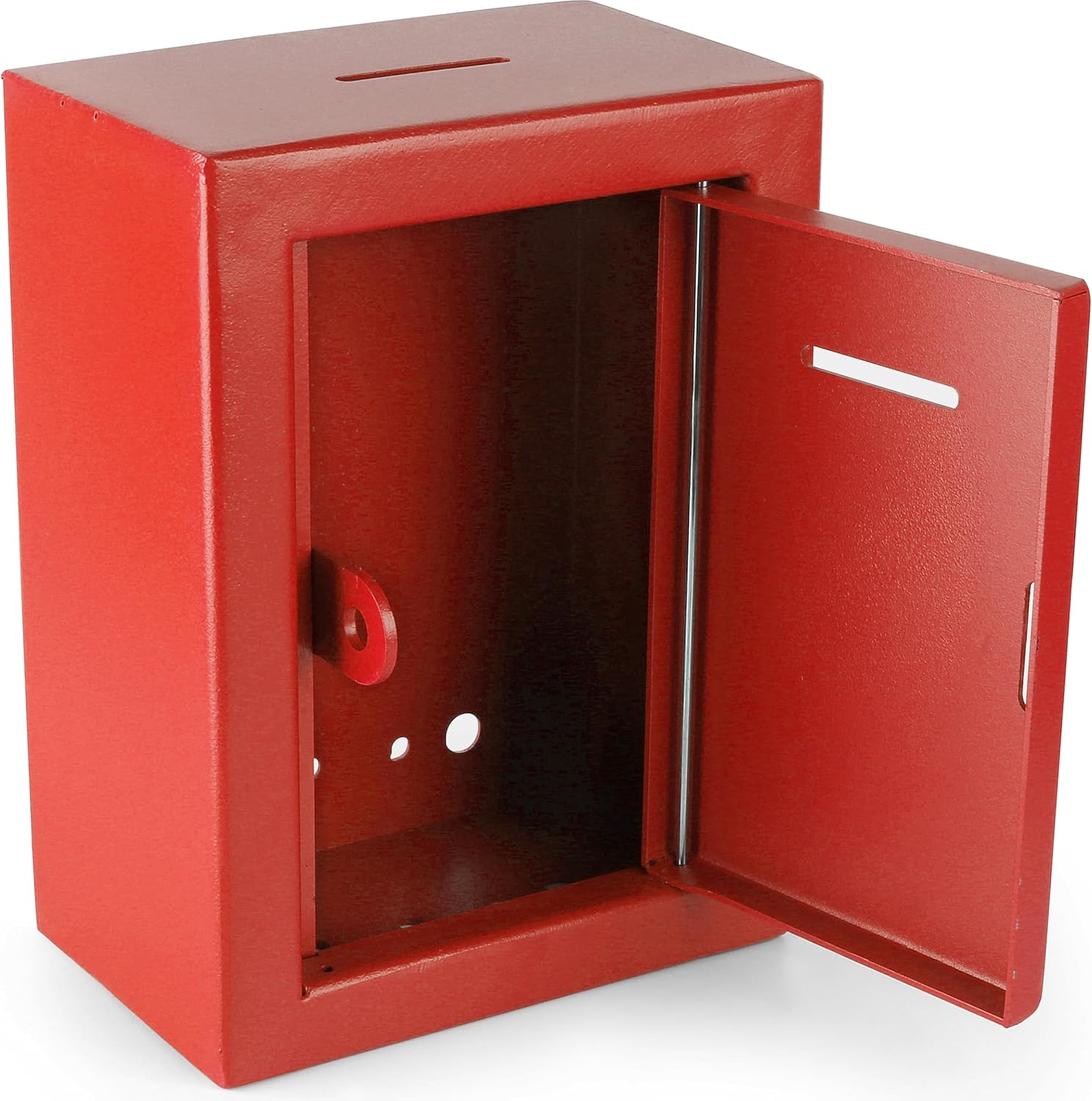 Metal Donation Box Charity Steel Collection Box Office Suggestion Box Secure Box With Top Slot and Lock with Keys Wall Mount with pre drilled holes 10x6x2.5" waterproof mailbox for Home Office(Gray) 10 81+R0pXDsXL. AC SL1500 - northernschoolofshiatsu.co.uk