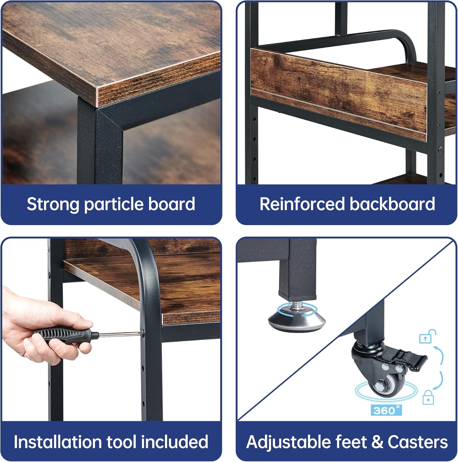Large Printer Stand Table 23.6 x18.9 x 30 Inches with Height Adjustable Storage Shelf, 3 Tier Rolling Printer Cart with Wheels for Home Office, Gray 85 81 T aW6NwL. AC SL1500 - northernschoolofshiatsu.co.uk