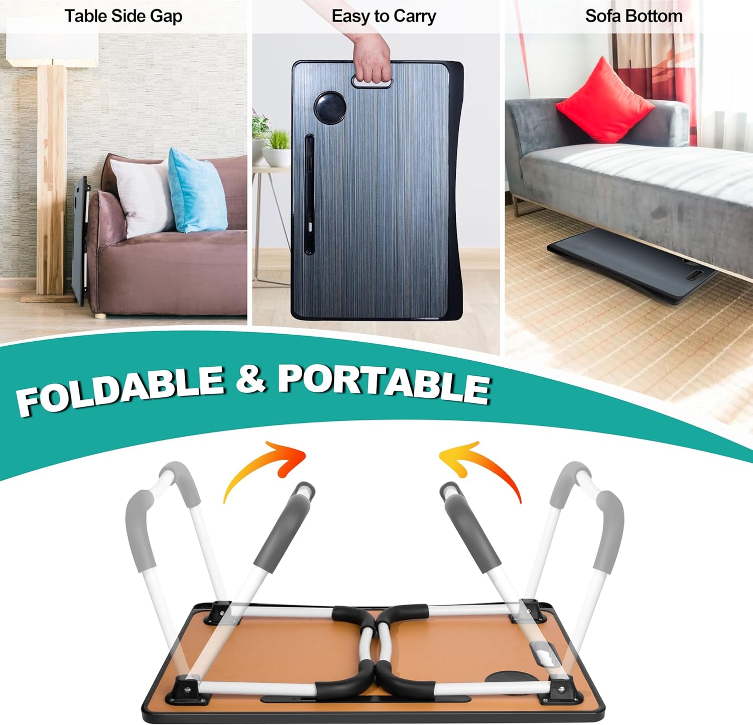 Lap Desk for Bed and Couch, 4-in-1 Foldable Laptop Desk with Cup Holder, Tablet Slot and Lifting Handle for Breakfast, Reading and Writing- Black 4 81 udvC0eJL. AC SL1500 - northernschoolofshiatsu.co.uk