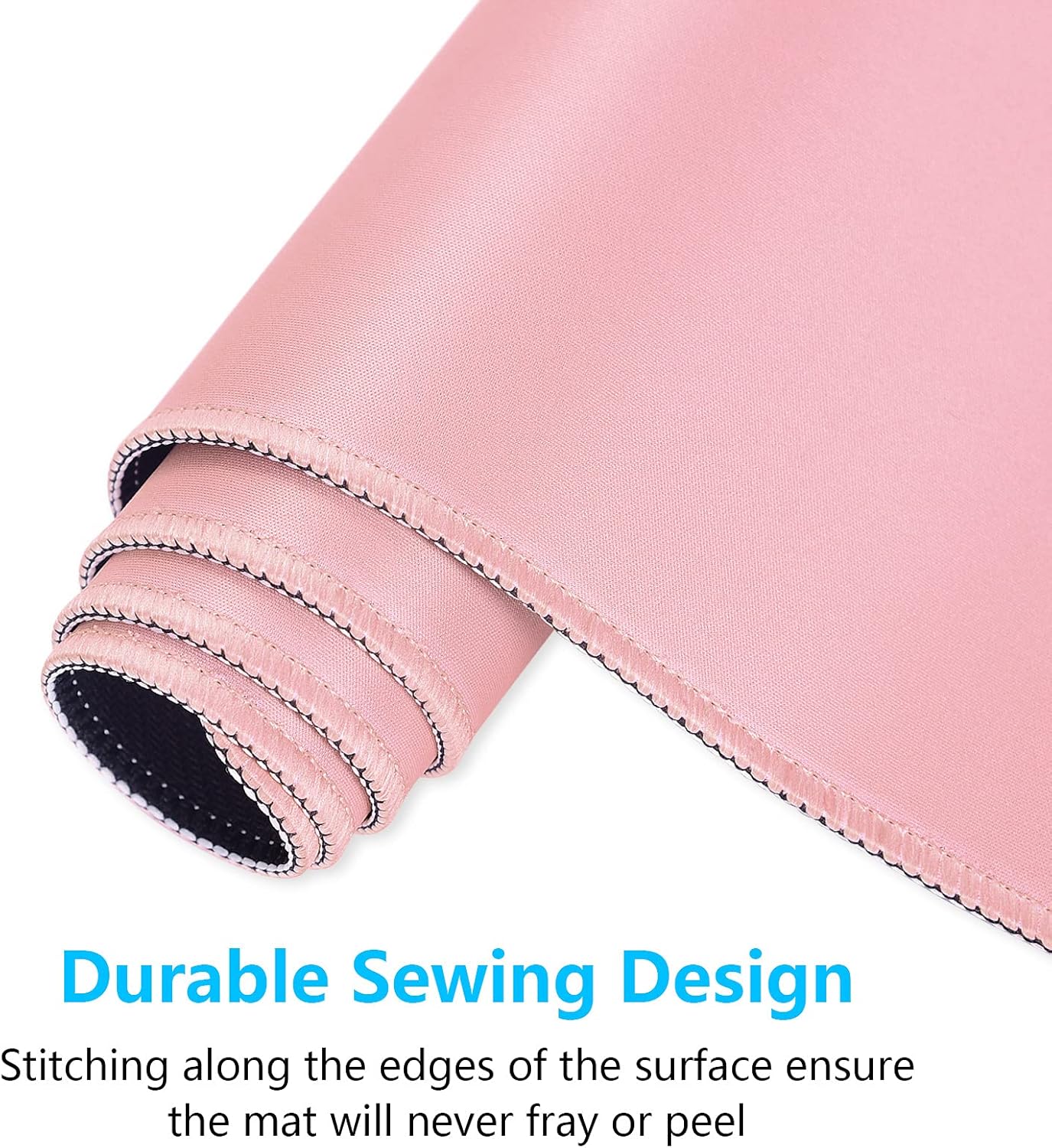 Dapesuom Large Mouse Pad, Extended Gaming Mouse Mat with Stitched Edges, Full Size Desk Mats with Non-Slip Base, Computer Big Desktop Keyboard Pad for Gamer, Laptop, Office, 23.6 x 11.8 in, Pink 21 81 - northernschoolofshiatsu.co.uk