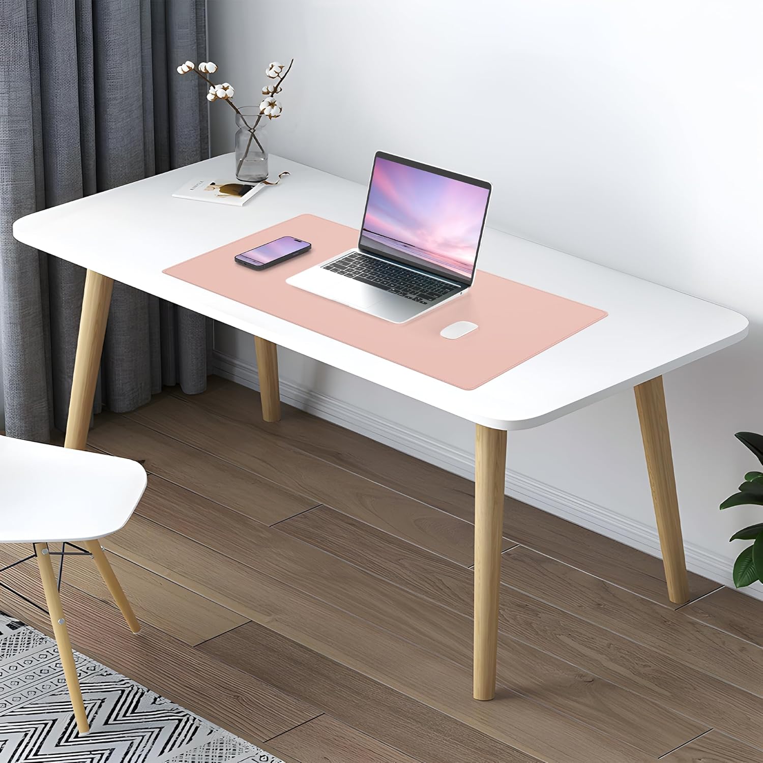 Large Desk Mat 47.2" x 17" Leather Desk Pad Protector with Natural Cork & PU Leather, Non-Slip Office Desk Mat, Large Mouse Pad, Waterproof Desk Blotter pad for Office&Home(Black) 125 810L8ZUuU4L. AC SL1500 - northernschoolofshiatsu.co.uk