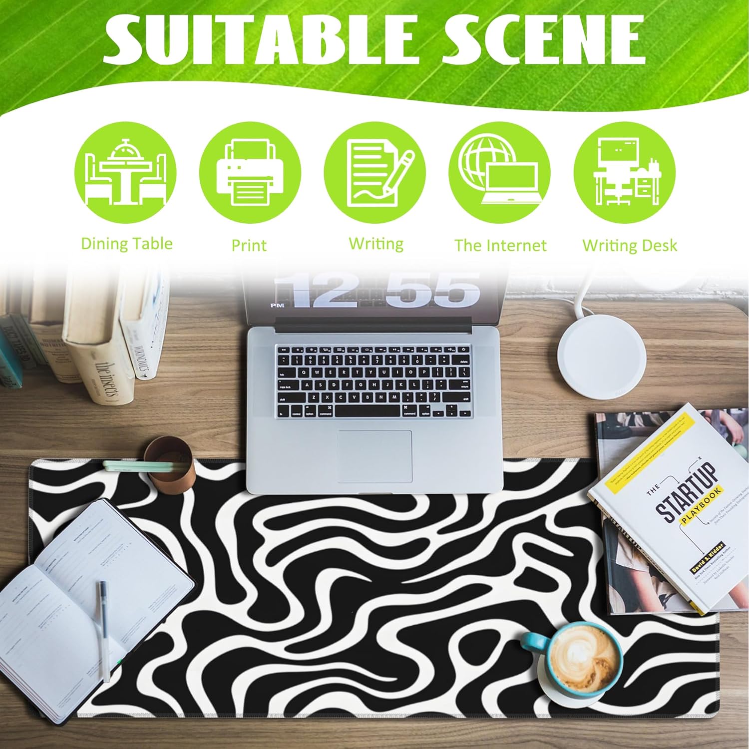 Large Gaming Mouse Pad for Desk,Japanese Night Street Restaurant Desk Mat,Anime Street Scene Desk Pad,Extended Big Computer Keyboard Mouse Pad with Non-Slip Base and Stitched Edge,31.5"x11.8" 45 810c 75A2dL. AC SL1500 - northernschoolofshiatsu.co.uk