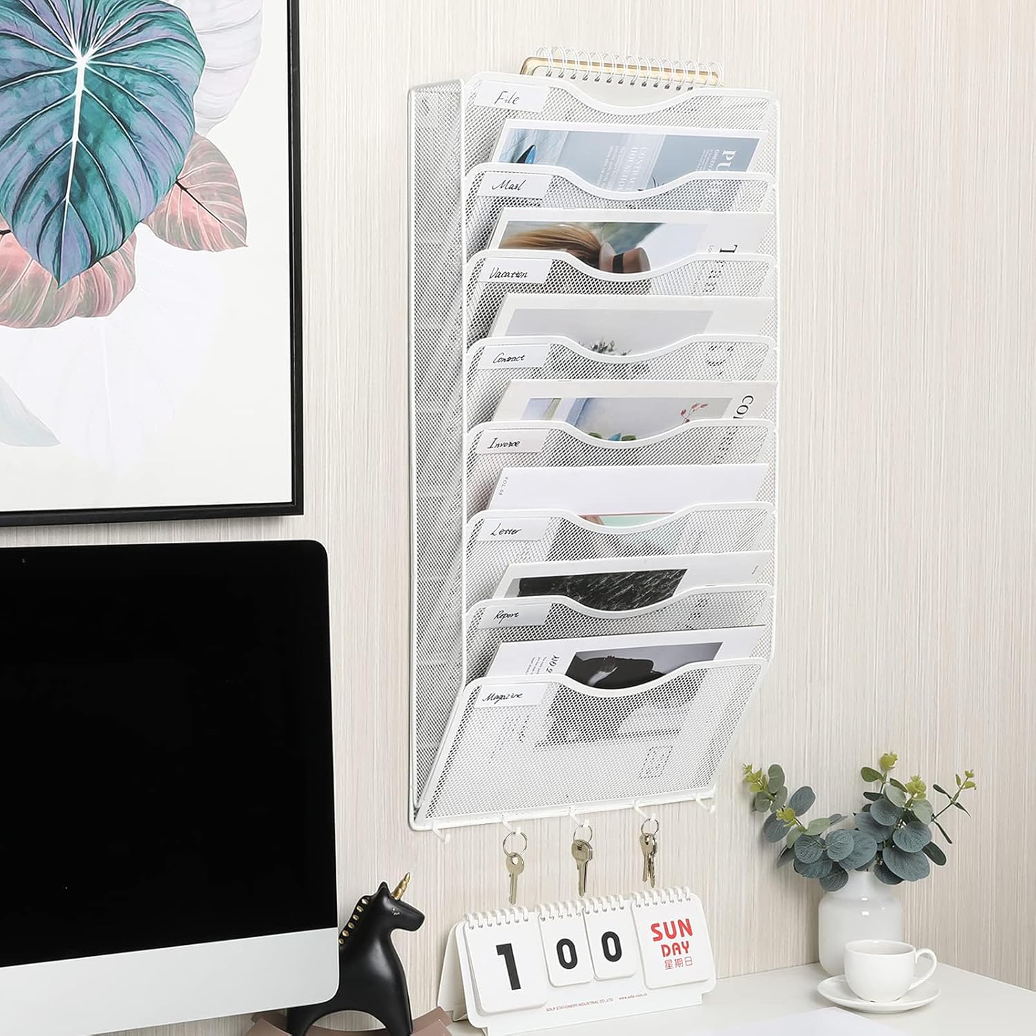 EasyPAG Wall File Holder 5 Pocket Mesh Hanging Wall Organizer Vertical Hanging File Folder Holder Magazine Rack with Nametag Label for Mail Paper Organization,Black 111 810dPhnt8hL. AC SL1500 - northernschoolofshiatsu.co.uk