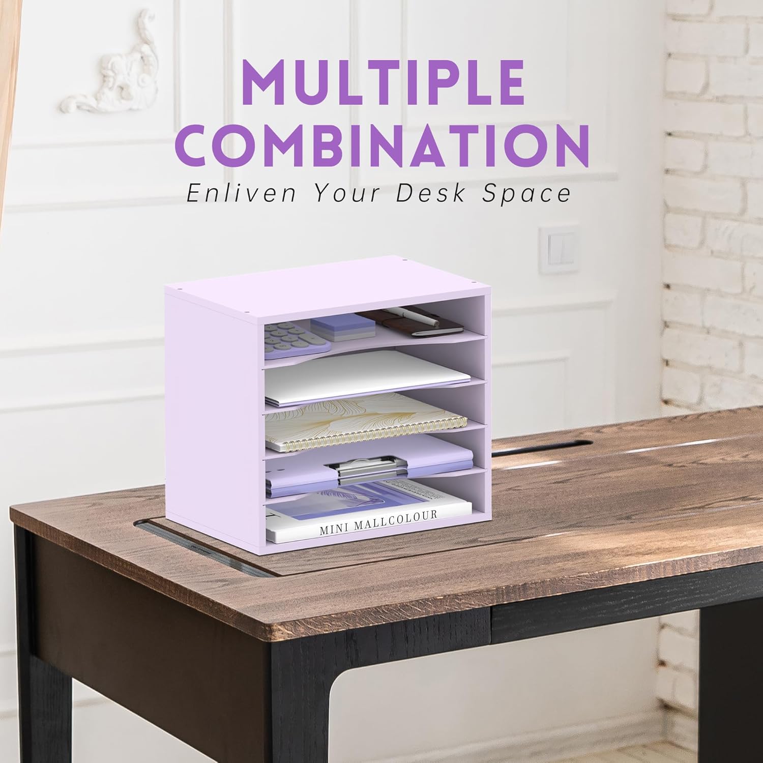 SUPEASY Wood Desk Organizer, 3 Tier Paper File Organizer for Desk, Wooden Desktop Organizer, Paper Letter Literature Mail Sorter, for Office School & Home Organization, Pink 57 810faTRSOOL. AC SL1500 - northernschoolofshiatsu.co.uk