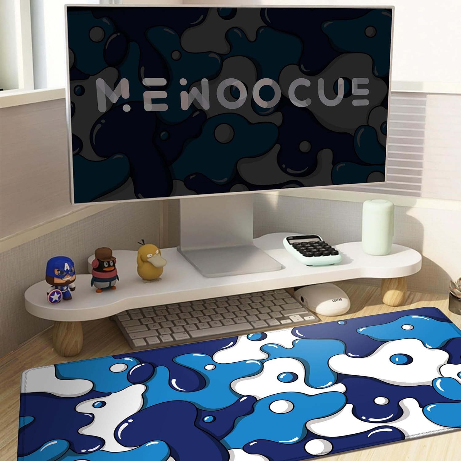 MEWOOCUE® Gaming Mouse Pad for Desk,Large Cute Black White Mousepad Laptop,Japanese Grey Anime Mouse Mat,Long XXL Waterproof Keyboard Pads,Big Non-Slip Mouse Pads for Game Office Home(31.5 x 15.7 in) 23 810yyq0LrjL. AC SL1500 - northernschoolofshiatsu.co.uk