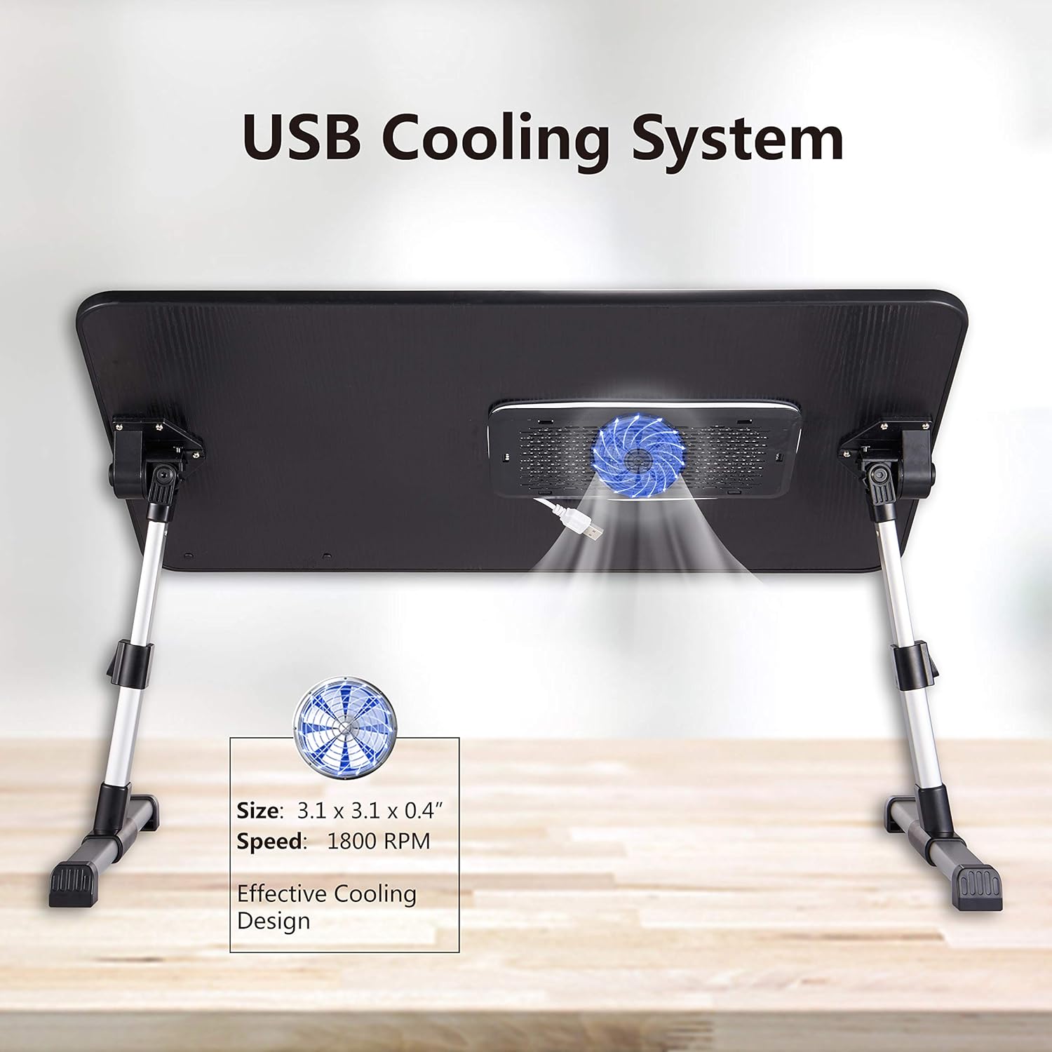 Lap Desk - Adjustable Laptop Table with Cooling Fan for Office, Home, & Travel 20 811 l4iQM9L. AC SL1500 - northernschoolofshiatsu.co.uk