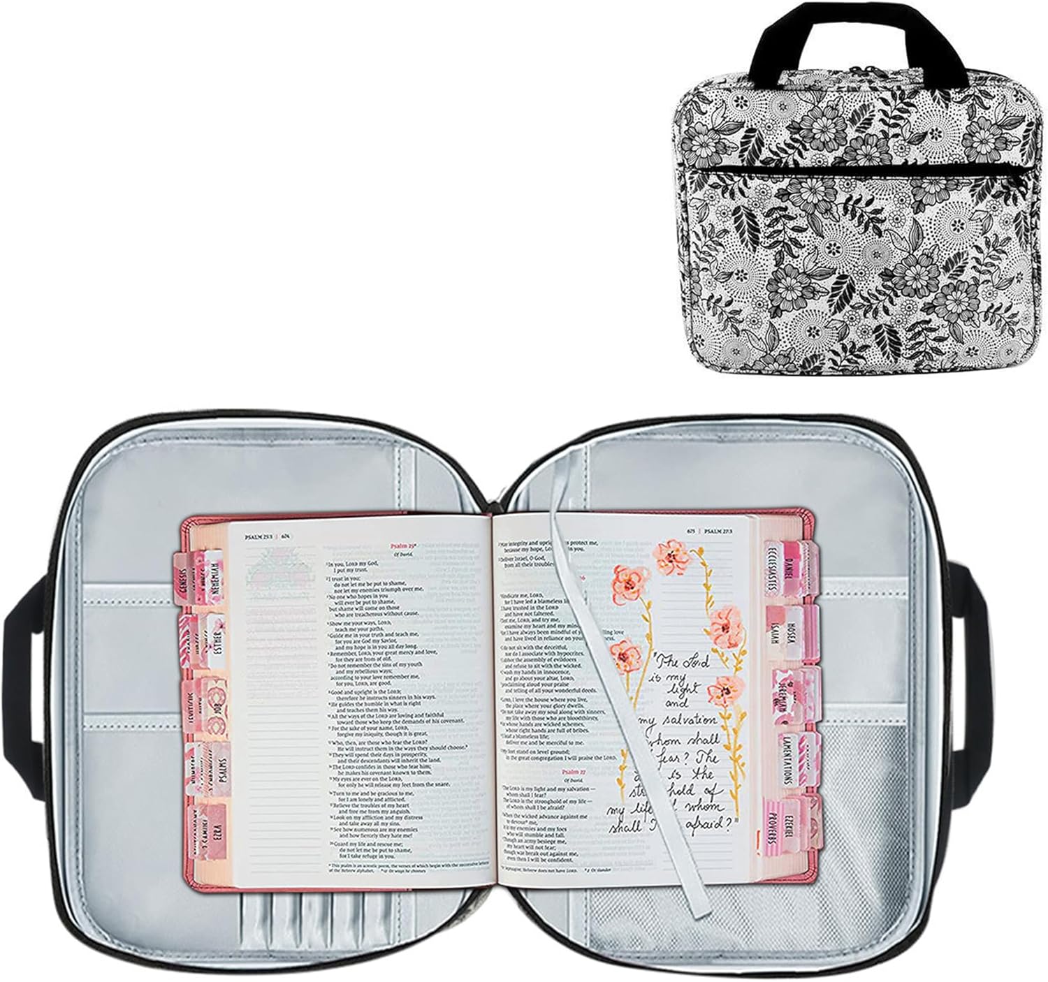 YJJ Bible Case for Women - Bible Cover Case - Black Nylon - Zipper Closure - Classic Style 1 811K4y7T4QL. AC SL1500 - northernschoolofshiatsu.co.uk
