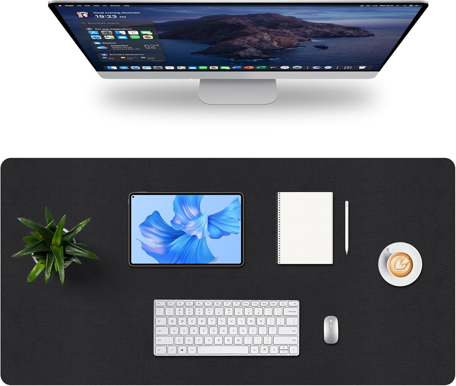 Leather Desk Pad Protector, Large Desk Mat for Keyboard and Mouse, Scratch-Proof and Wear-Resistant, Suede Non-Slip Bottom(Black-23.6 x 13.7 in) 15 811Yiez8aiL. AC SL1500 - northernschoolofshiatsu.co.uk