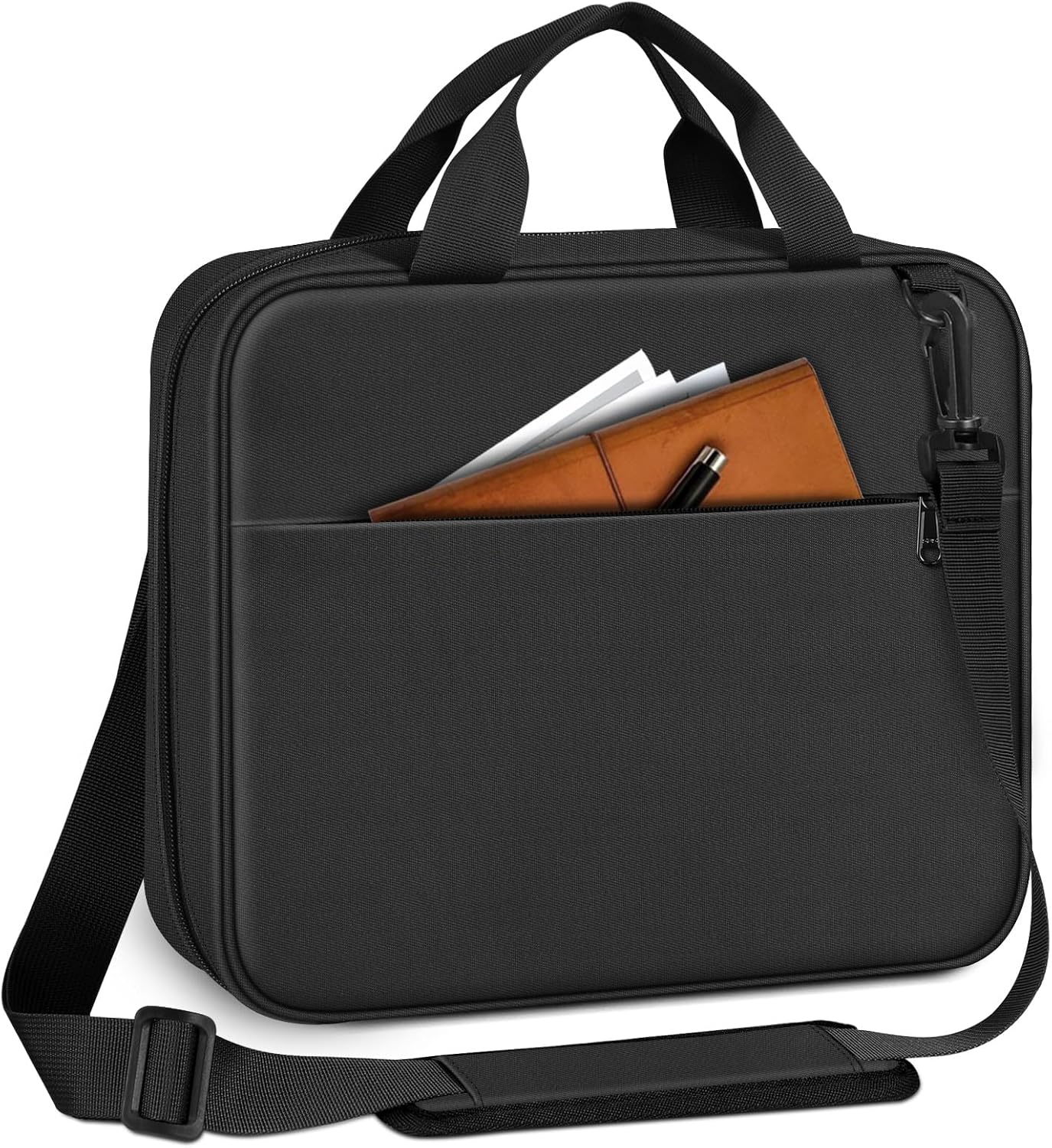 FINPAC Extra Large Bible Cover, Carrying Book Case Church Bag Bible Protective with Detachable Shoulder Strap & Zippered Pocket, Gift for Men Women, Black & Brown 1 811u0SwvV0L. AC SL1500 - northernschoolofshiatsu.co.uk