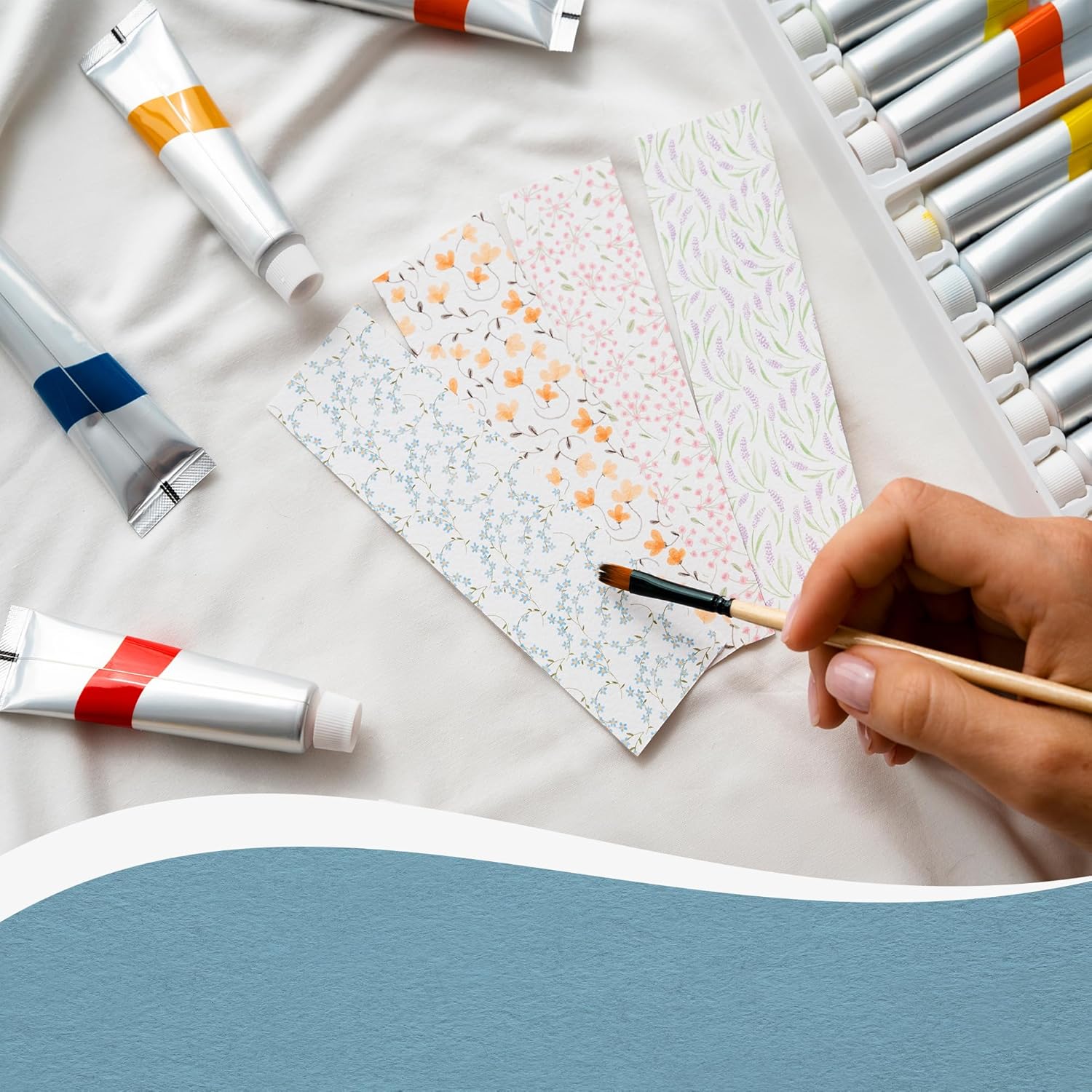 30 PCS Watercolor Paper Blank Bookmarks 1.9" x 7.8", White 140lb Heavyweight Watercolor Paper Cards Bulk for Kids Student Wet,Dry & Mixed Media 5 812EcFB A+L. AC SL1500 - northernschoolofshiatsu.co.uk