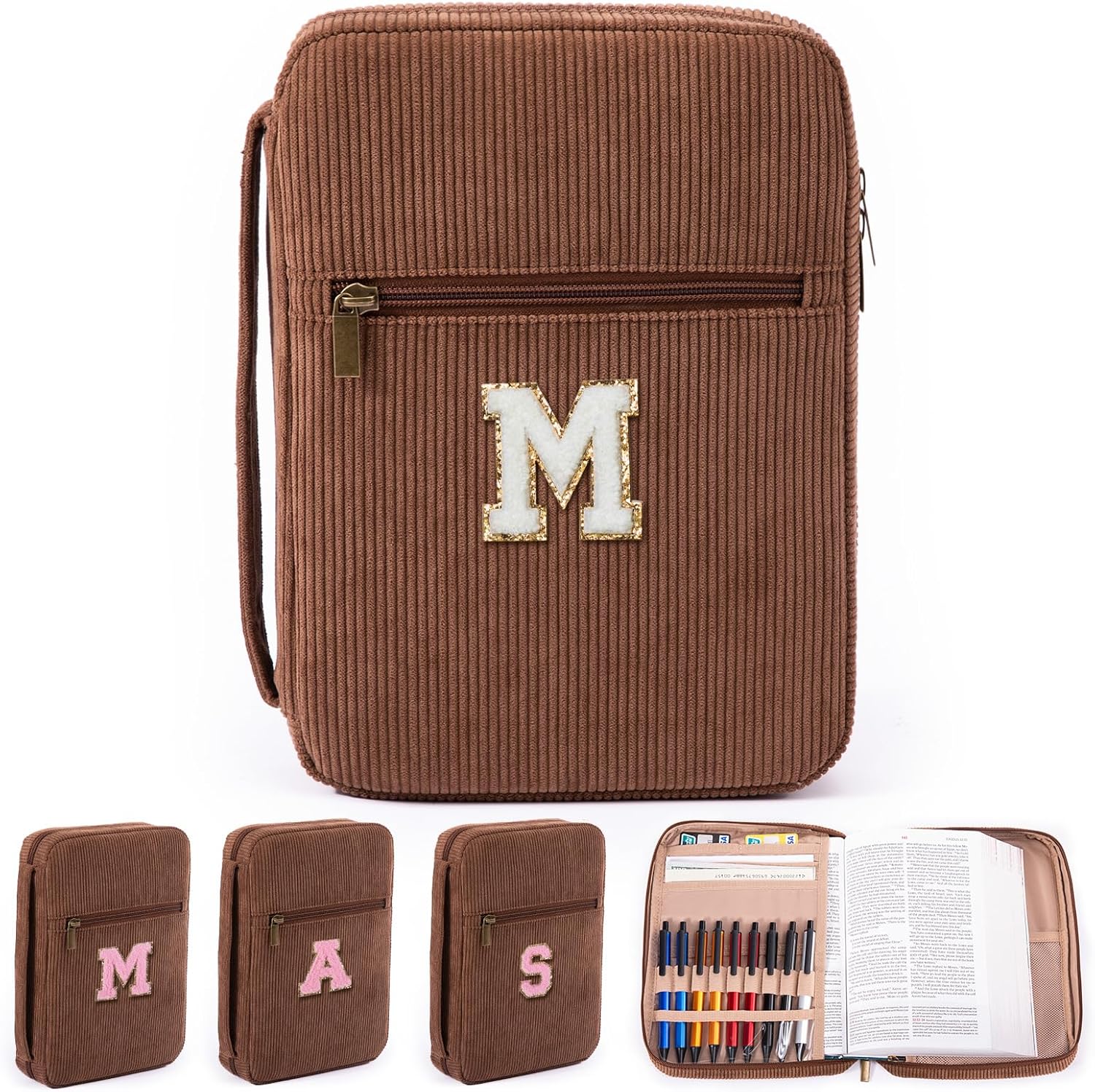 Bible Cover for Women, Initial Personalized Bible Gift - Bible Case for Men - Bible Holder - Bible Bag - Bible Carrier - Bible Carrying Case with Pockets for Bible Study Suppliers, Bible Accessories 107 812UkB+DStL. AC SL1500 - northernschoolofshiatsu.co.uk