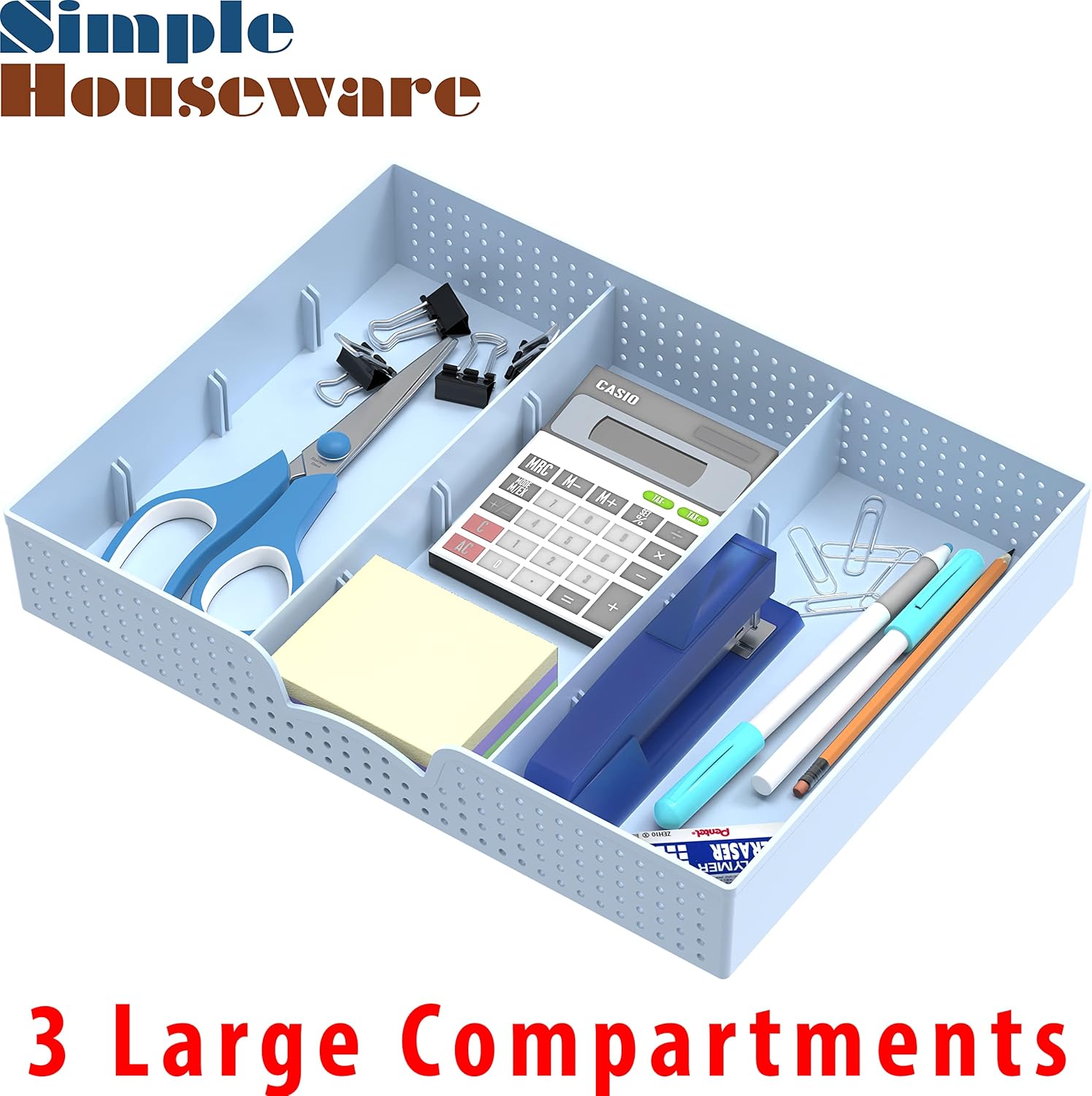 Simple Houseware Drawer Organizer Tray with 9 Adjustable Compartments, Black 3 812wYU+QO2L. AC SL1500 - northernschoolofshiatsu.co.uk