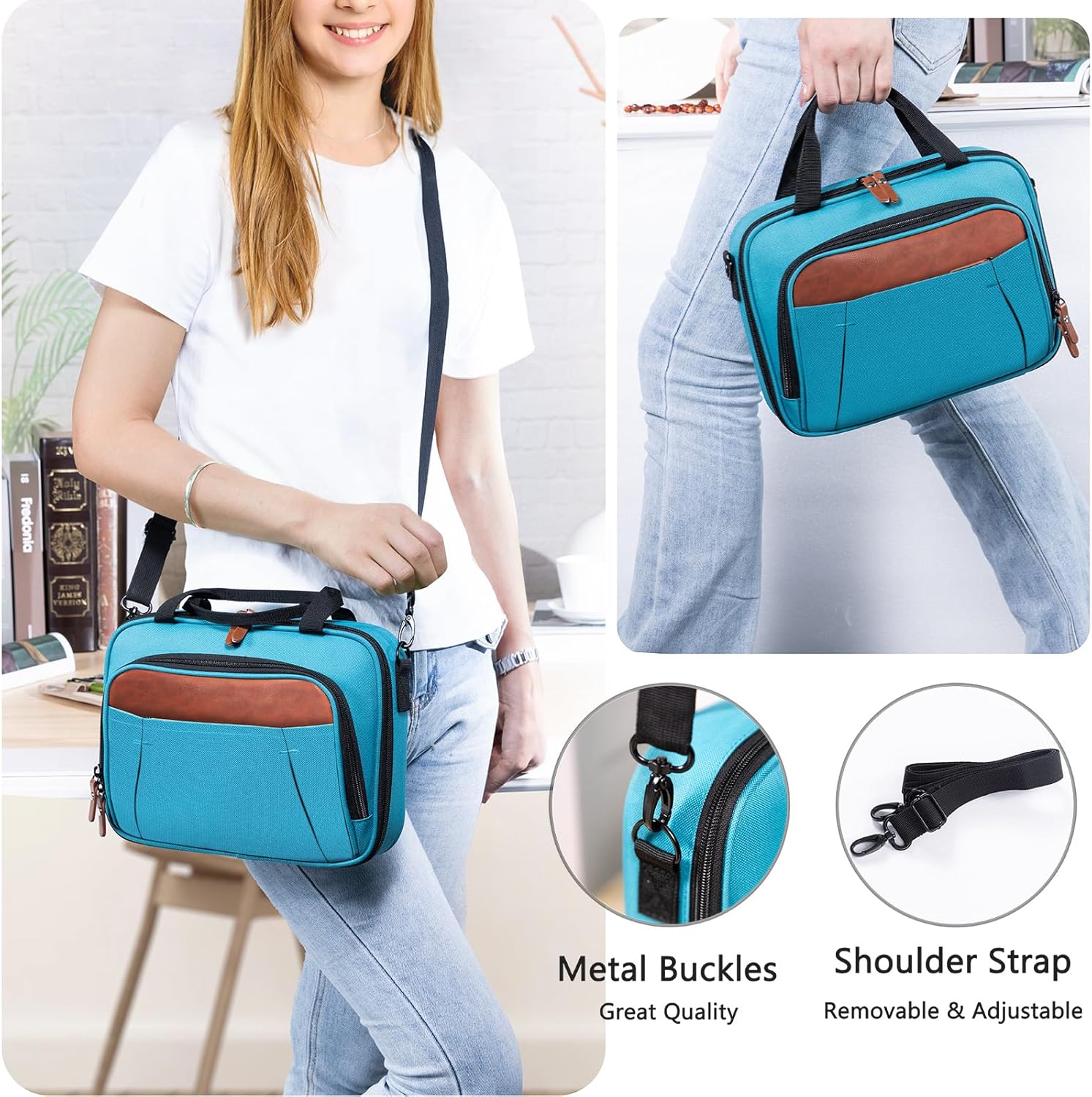 Large Bible Cover for Men - Bible Cover Case for Women - Bible Carrying Case - Bible Bag Bible Carrier with Pockets for Bible Tabs,Bible Study Supplies -Book Cover Protector for Book Lovers 21 - northernschoolofshiatsu.co.uk