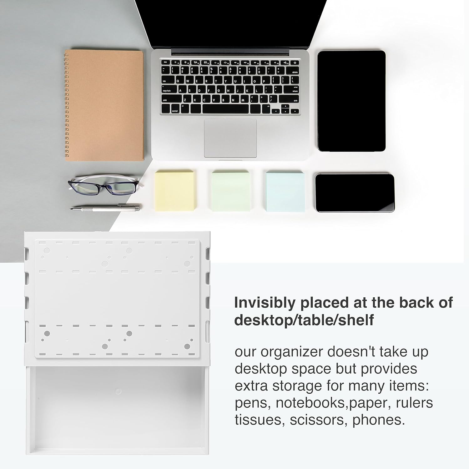 Under Desk Drawer - Super Large Under Table Hidden Drawer Desk Accessories & Workspace Organizers Desktop Storage Pencil Slide Out Organizer with Screw Adhesive Tape Shelf Tray at Office 5 816HN+60PNL. AC SL1500 - northernschoolofshiatsu.co.uk
