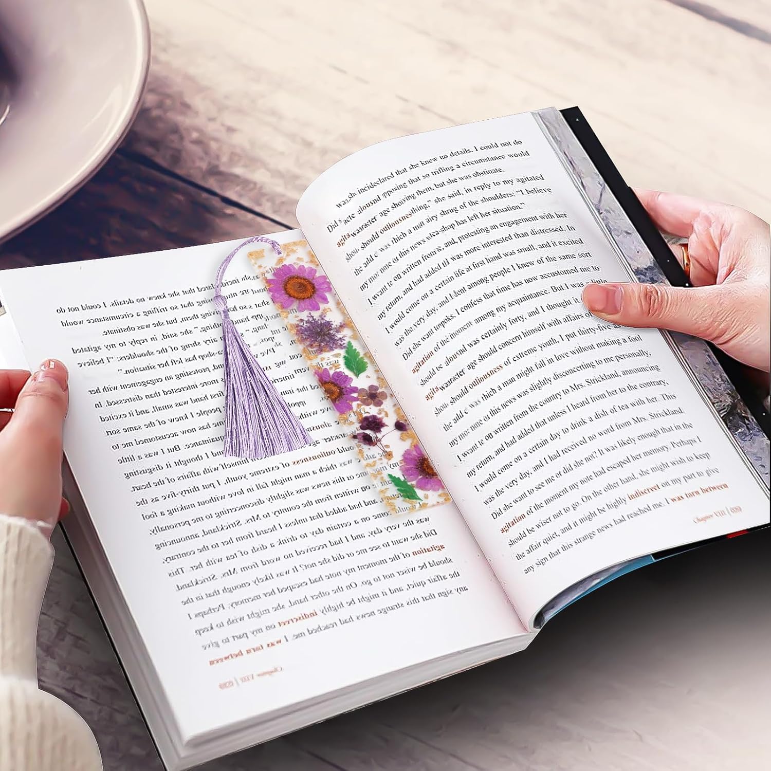 Book Marks for Book for Women, Kaluofan 2PCS Dried Flower Bookmarks with Tassels, Bookmarks for Women, Durable Handmade Dried Flower Resin Bookmarks, Pretty and Increase Reading Interest 25 816L+EYqkFL. AC SL1500 - northernschoolofshiatsu.co.uk