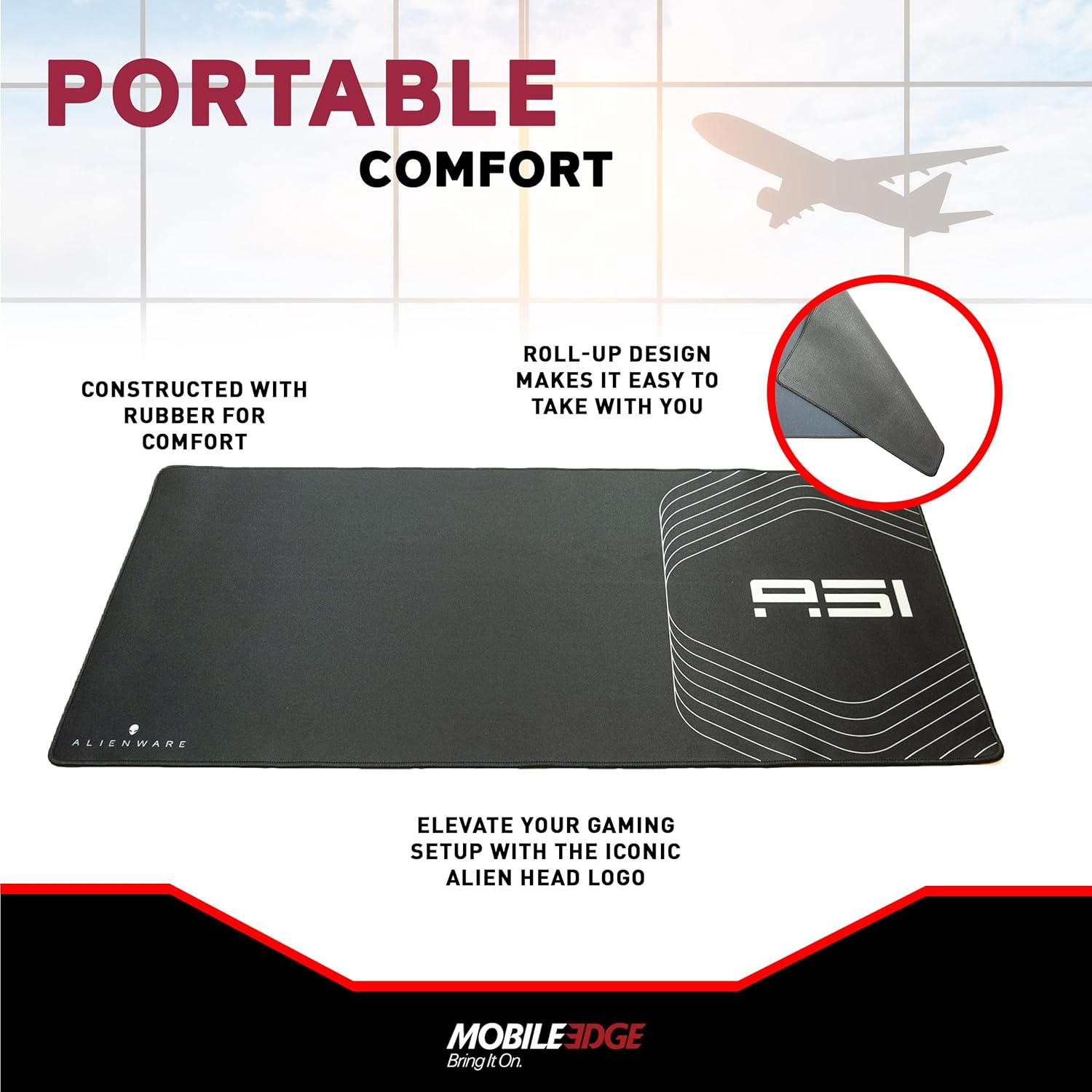 Mobile Edge Alienware Hex A51 Extra Large Gaming Keyboard Mouse Pad Mat for Computer, Desk, Office, Portable Roll-Up Design, 32.5″x 14.5″ 6 816z6yCLnJL. AC SL1500 - northernschoolofshiatsu.co.uk