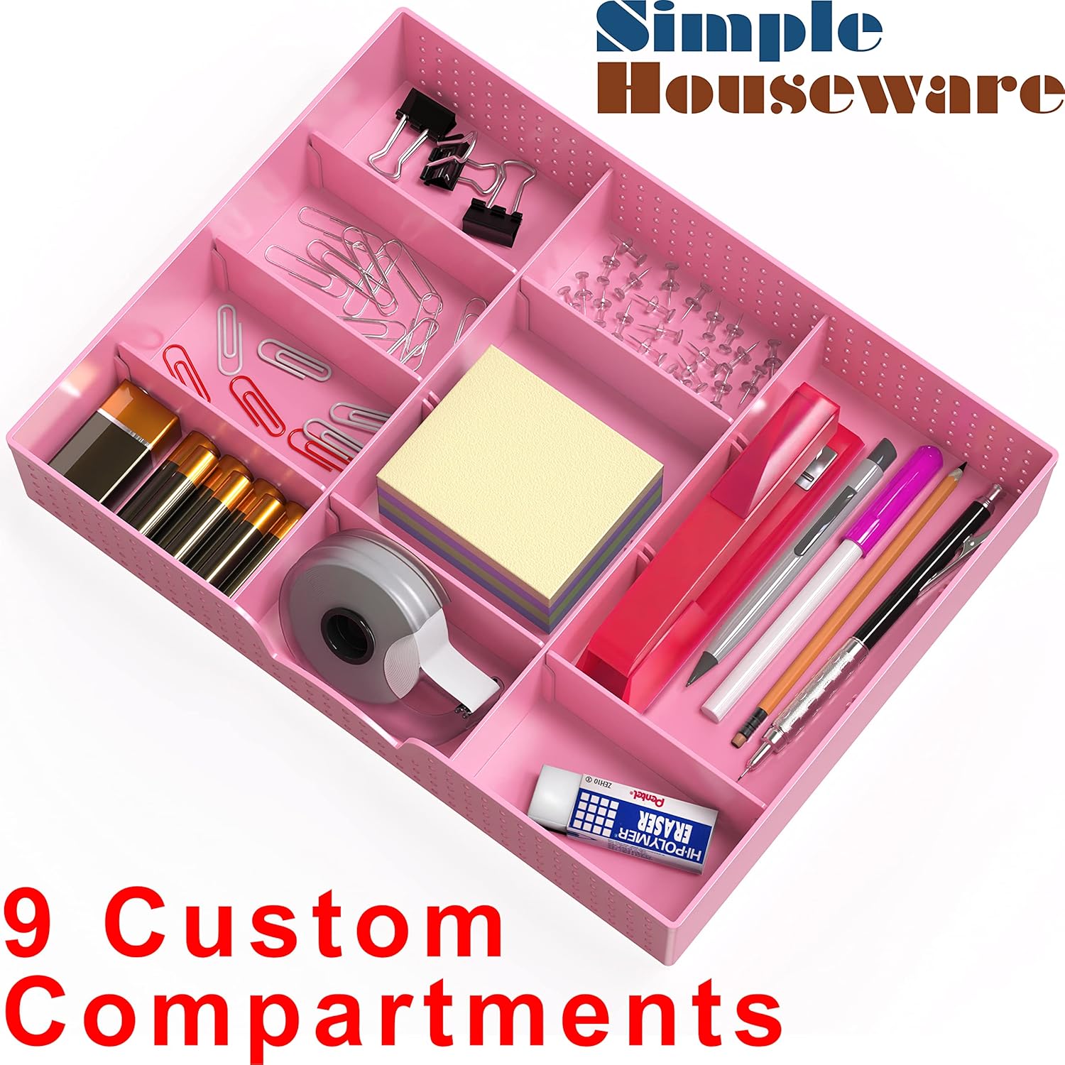 Simple Houseware Drawer Organizer Tray with 9 Adjustable Compartments, Black 20 817FqXpMbkL. AC SL1500 - northernschoolofshiatsu.co.uk