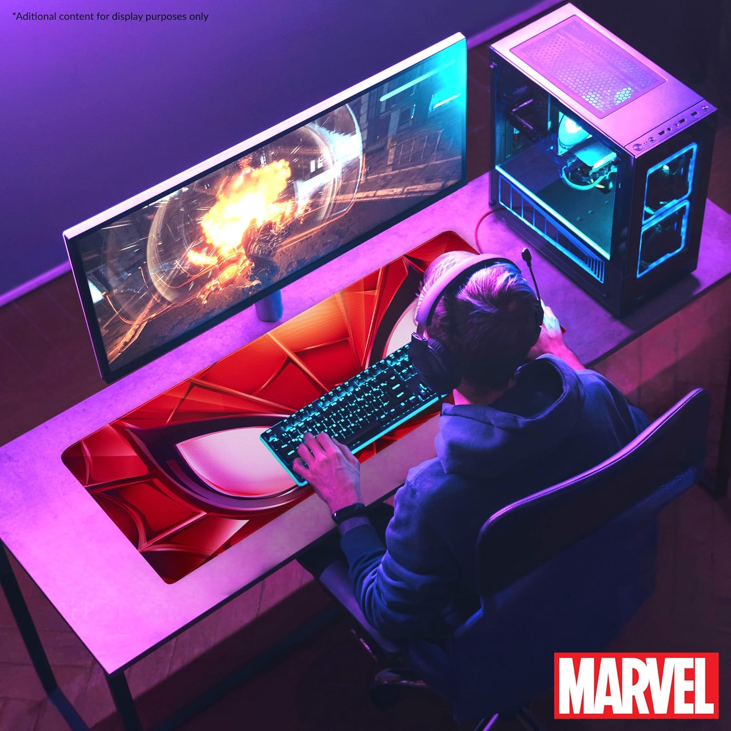 Marvel Spiderman Desk Mat Large Mouse Mat 31.2 x 13.9” Desk Protector Mat PC Laptop Keyboard Gaming & Office Supplies Non Slip - Spiderman Gifts for Men (Red Spiderman) 2 818JzMCV8JL. AC SL1500 - northernschoolofshiatsu.co.uk