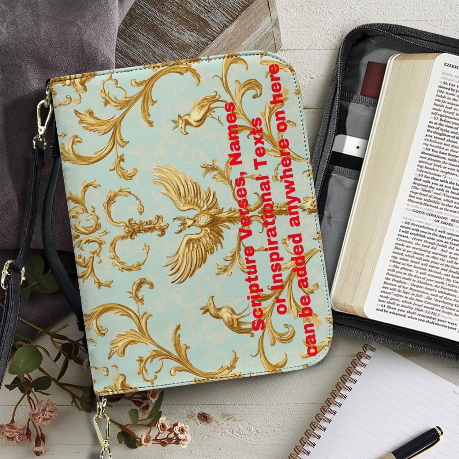 Custom Personalized PU Leather Bible Cover Case for Women,Customized Bible Cases Bible Tote Bag Bible Carrying Case Bible Carrier with Detachable Shoulder Strap,2XL 119 818ozP rfZL. AC SL1500 - northernschoolofshiatsu.co.uk
