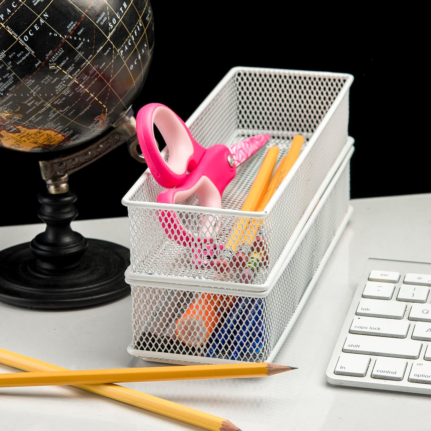 YBM HOME White Mesh Drawer Cabinet and or Shelf Organizer Bins, School Supply Holder Office Desktop Organizer Basket (1, 3x9x2 Inch) 12 819++3HBT1L. AC SL1500 - northernschoolofshiatsu.co.uk