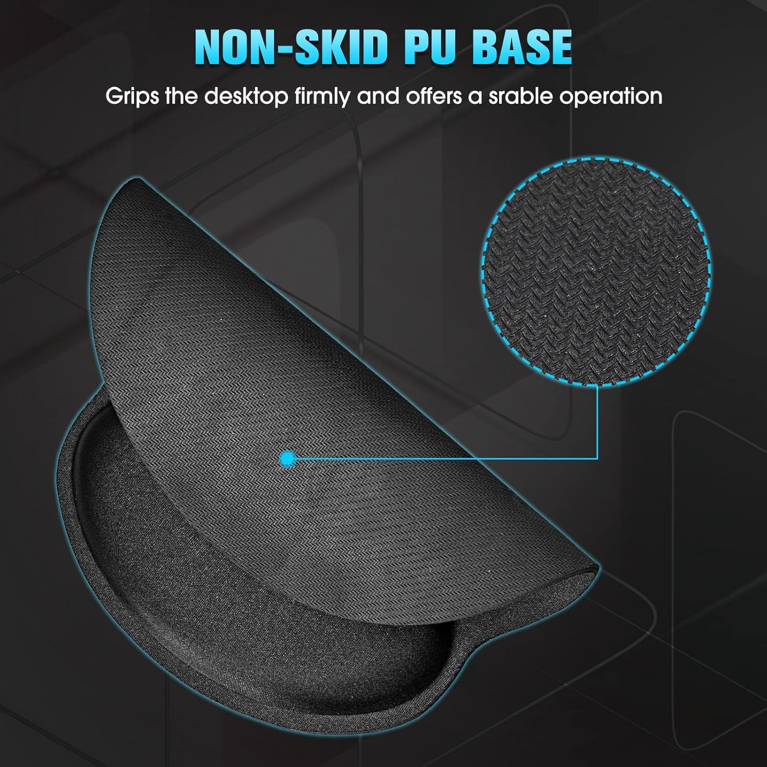 Yunsailing 8 Pack Ergonomic Mouse Pad with Wrist Rest Support Gel Memory Foam Mouse Pad Comfortable Computer Mouse Pad for Laptop Pain Relief Mousepad for Laptop, Computer, Gaming (Solid Black Style) 5 819nzsagEGL. AC SL1500 - northernschoolofshiatsu.co.uk