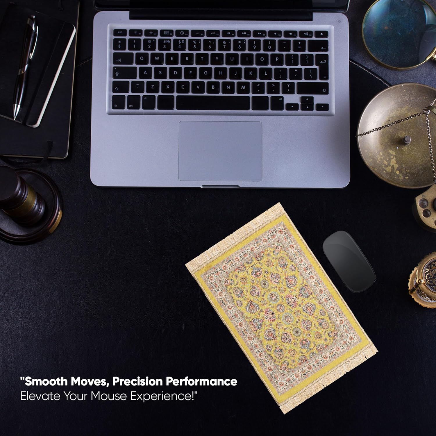 Velvet Rug Mouse Pad | Bohemian Style Design Woven Rug Mousepad Carpet Mouse Pads for Office Decor | Desk Mouse Mat 8.6" x 11.8" Small Mouse Protector (Mustard) 5 81ABJZPvCrL. AC SL1500 - northernschoolofshiatsu.co.uk