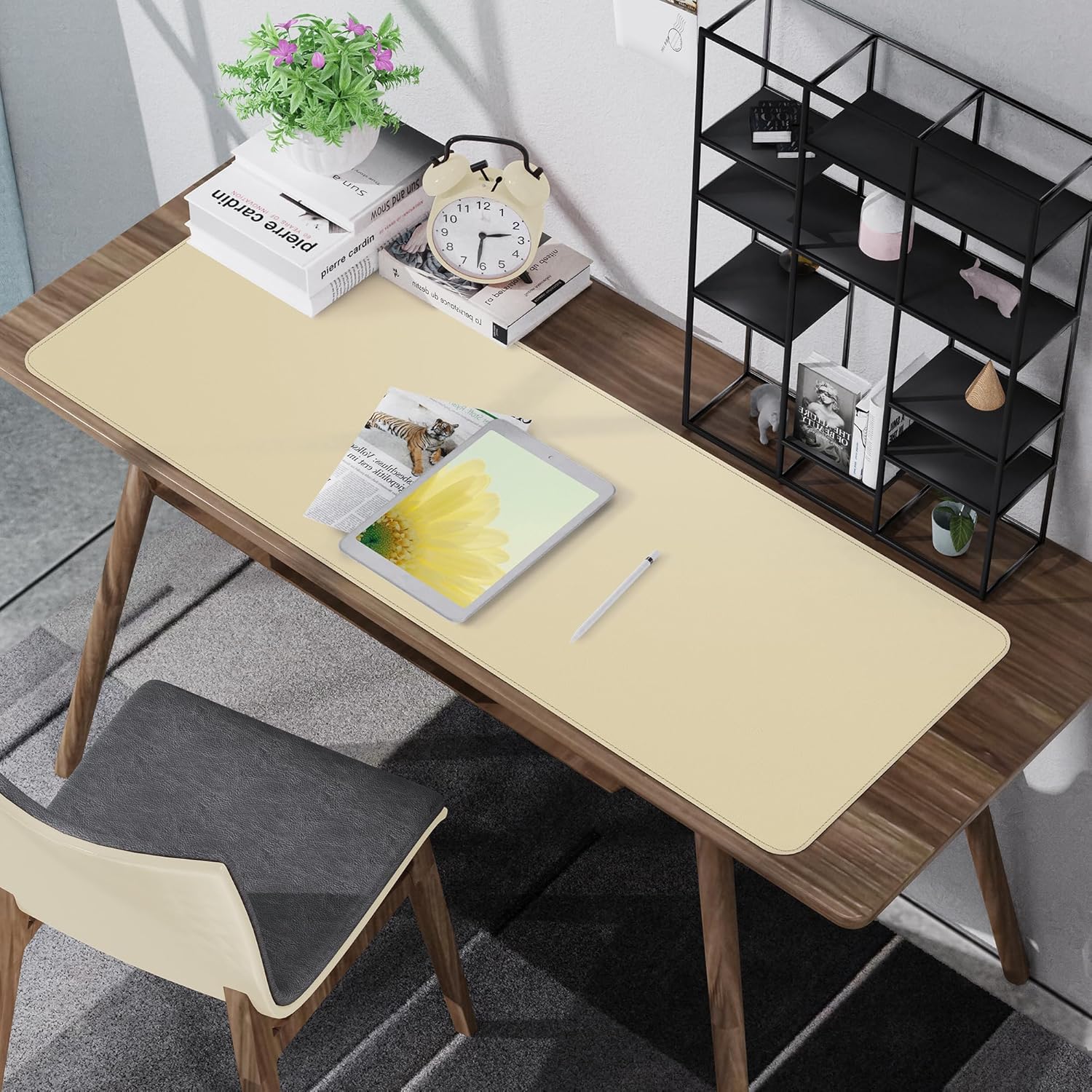 Large Desk Mat 47.2" x 17" Leather Desk Pad Protector with Natural Cork & PU Leather, Non-Slip Office Desk Mat, Large Mouse Pad, Waterproof Desk Blotter pad for Office&Home(Black) 208 81AD7rcVm1L. AC SL1500 - northernschoolofshiatsu.co.uk