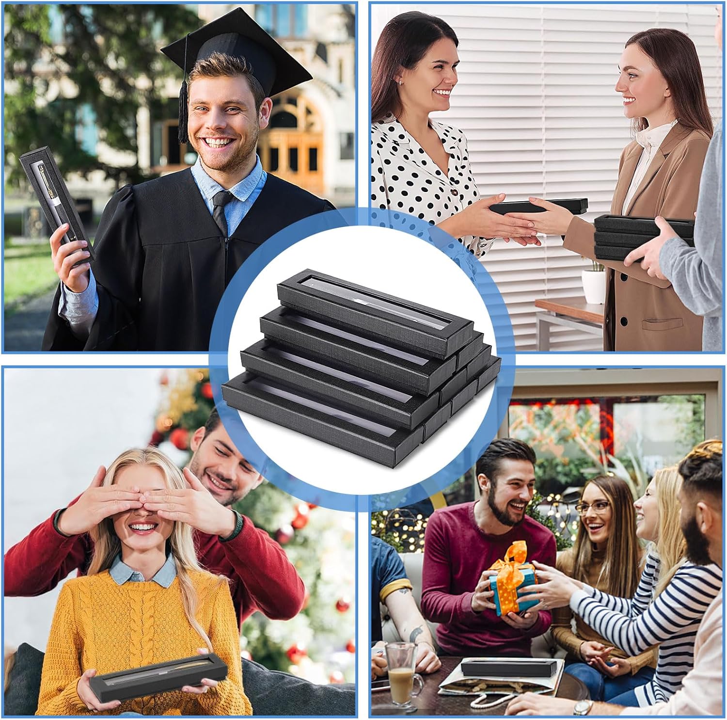 Udefineit 12PCS Empty Pen Gift Boxes, Black Cardboard, School, Father's Day, Valentine's Day, 12 Count (Pack of 1), Gift Ideas 7 81ALnPkq5VL. AC SL1500 - northernschoolofshiatsu.co.uk