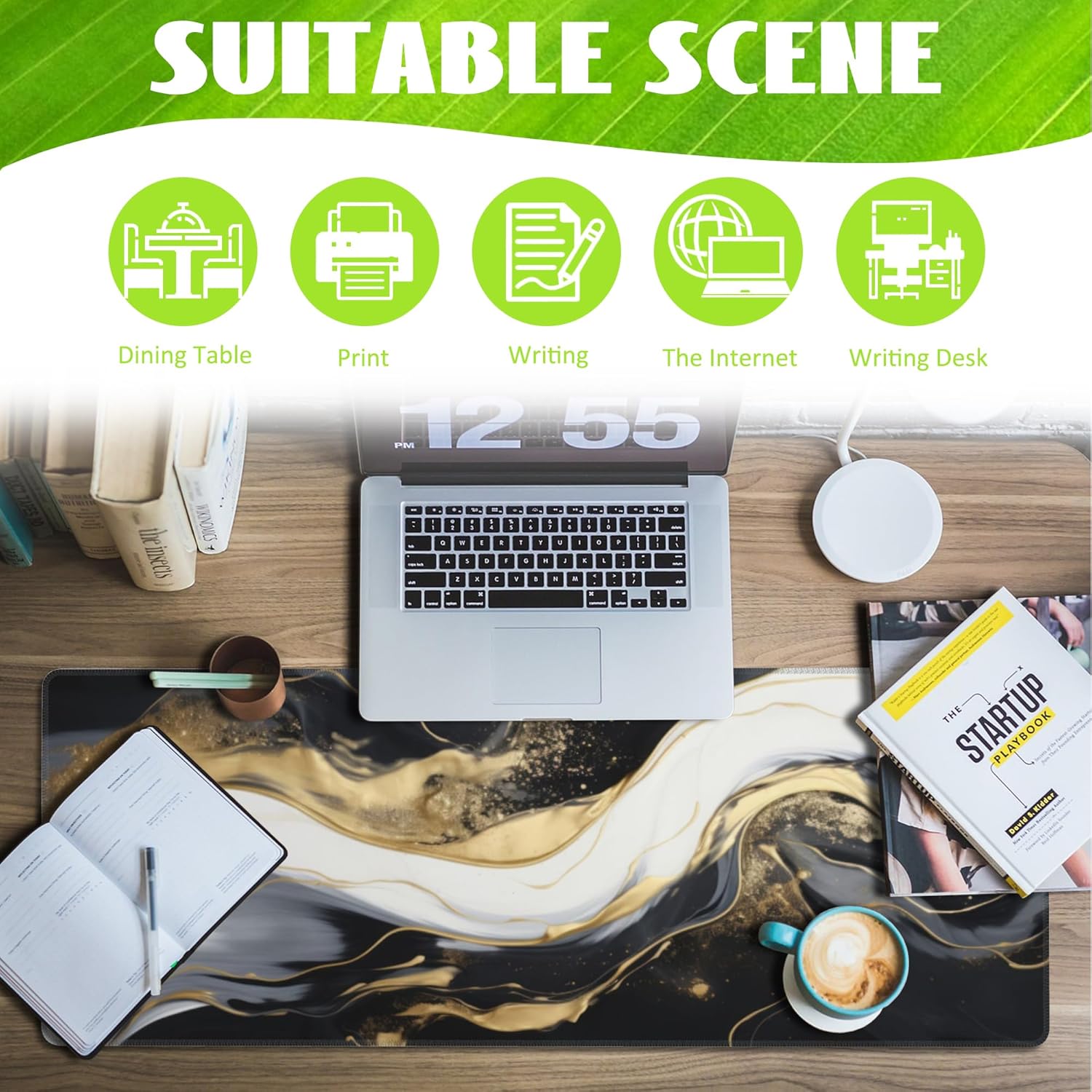 Large Gaming Mouse Pad for Desk,Japanese Night Street Restaurant Desk Mat,Anime Street Scene Desk Pad,Extended Big Computer Keyboard Mouse Pad with Non-Slip Base and Stitched Edge,31.5"x11.8" 87 81B3LHJD AL. AC SL1500 - northernschoolofshiatsu.co.uk