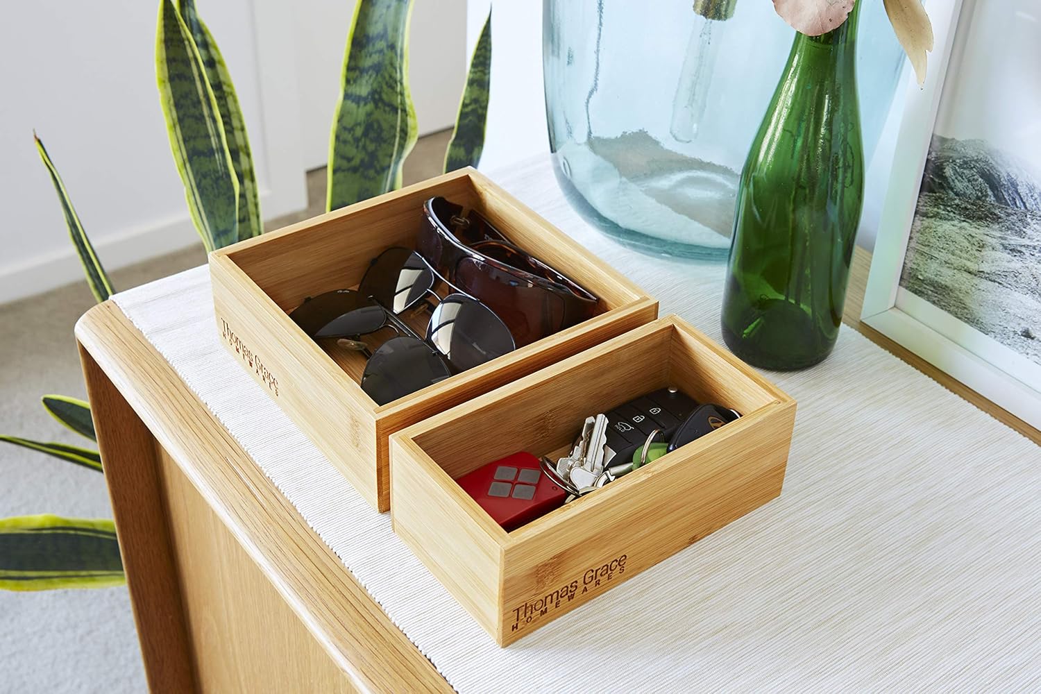 5-Piece Bamboo Organization and Storage Box Set, Multi-sized Set of 5 Drawer Organizer Boxes, Desk Organizers and accessories, Kitchen, Office, Jewelry, Cosmetic, Bath, Bedroom. 7 81BF9eNQCvL. AC SL1500 - northernschoolofshiatsu.co.uk