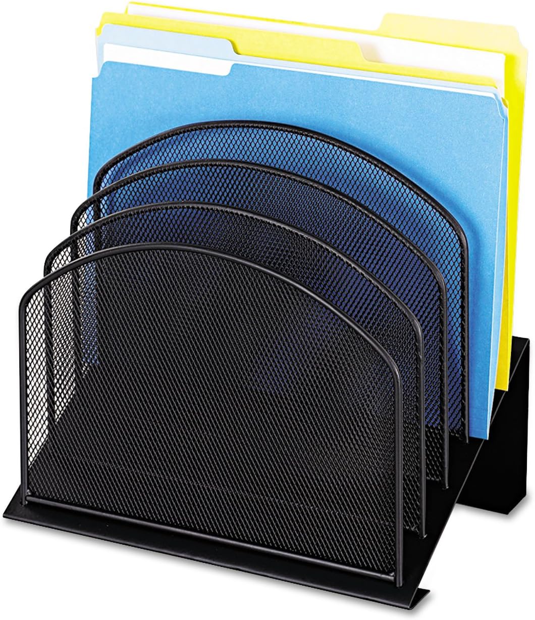 Safco Onyx Desk Organizer, 5 Tiered Vertical Compartments, Office and Classroom Mailbox , Paper and Mail Sorter, Steel Mesh, Black 1 81BQXFGibuL. AC SL1500 - northernschoolofshiatsu.co.uk