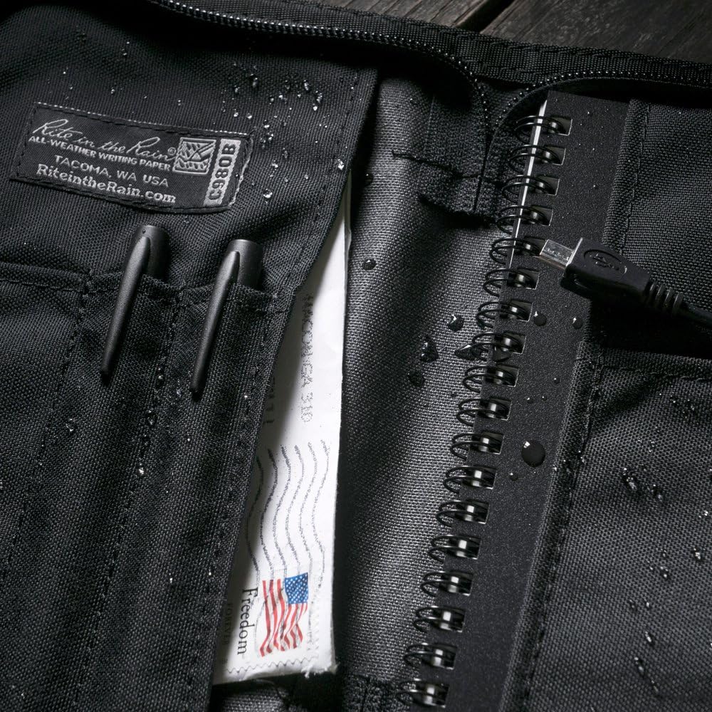 Rite In The Rain Weatherproof CORDURA Fabric Notebook Cover, 5.5" x 8.5", Black Cover (No. C980B) 10 81BVzrpdXvL. AC SL1000 - northernschoolofshiatsu.co.uk