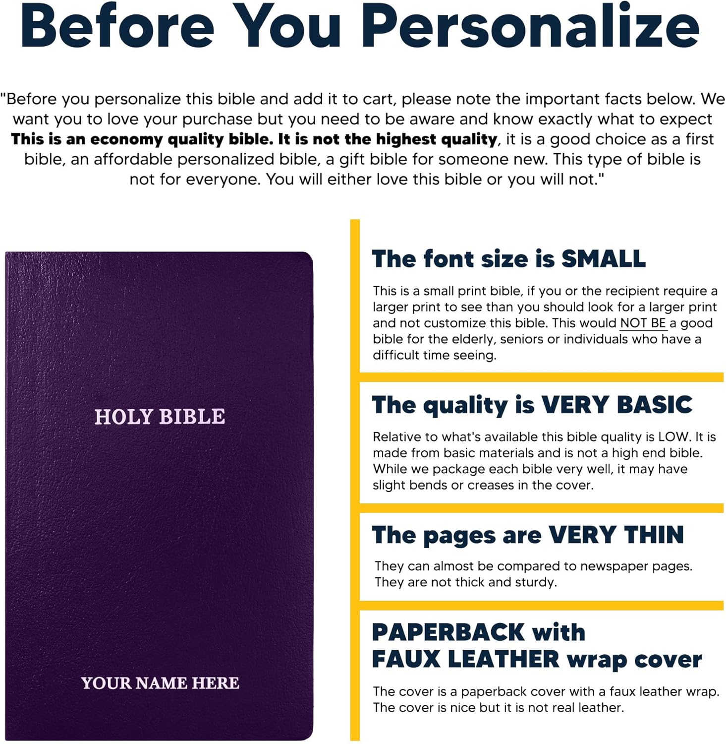 Personalized Custom NKJV Bible for Wedding Ceremony Christian Faith Vows Gift, Name, Date, Verse | Small Print Economy Bible New King James for Groom & Bride Up to 3 Rows of Text, Black 16 81BafZWfiUL. AC SL1500 - northernschoolofshiatsu.co.uk