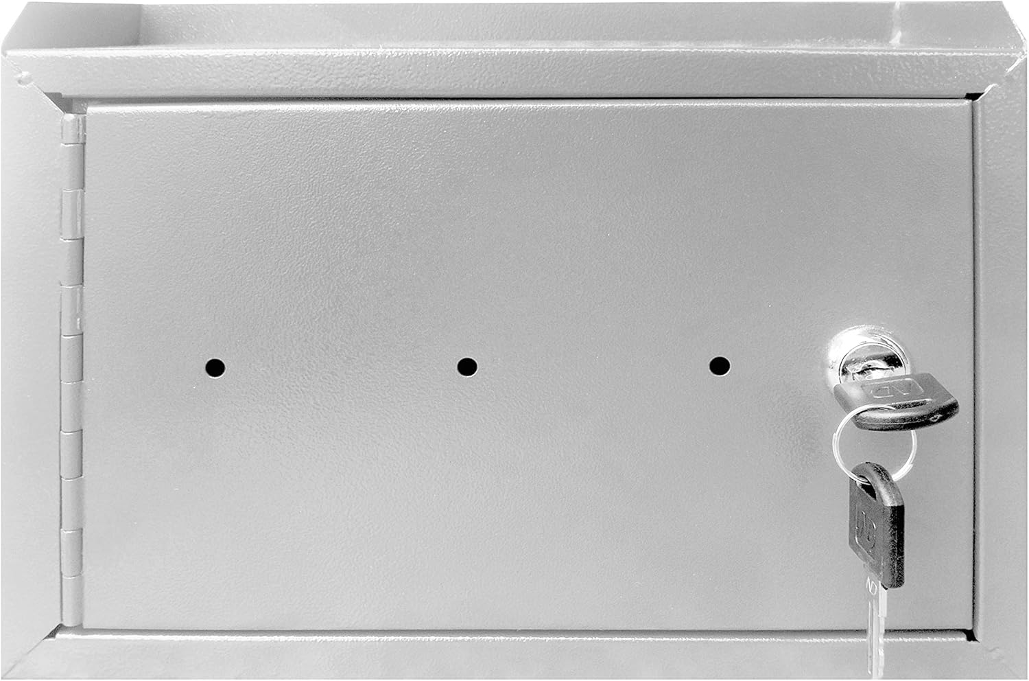 FixtureDisplays® 9.85" W x 7.2" H x 4.5" D Metal Multipurpose, Donation Box,Cash and Mail Box,Suggestion Box 15211 Grey 3 81CUgBW8H6L. AC SL1500 - northernschoolofshiatsu.co.uk