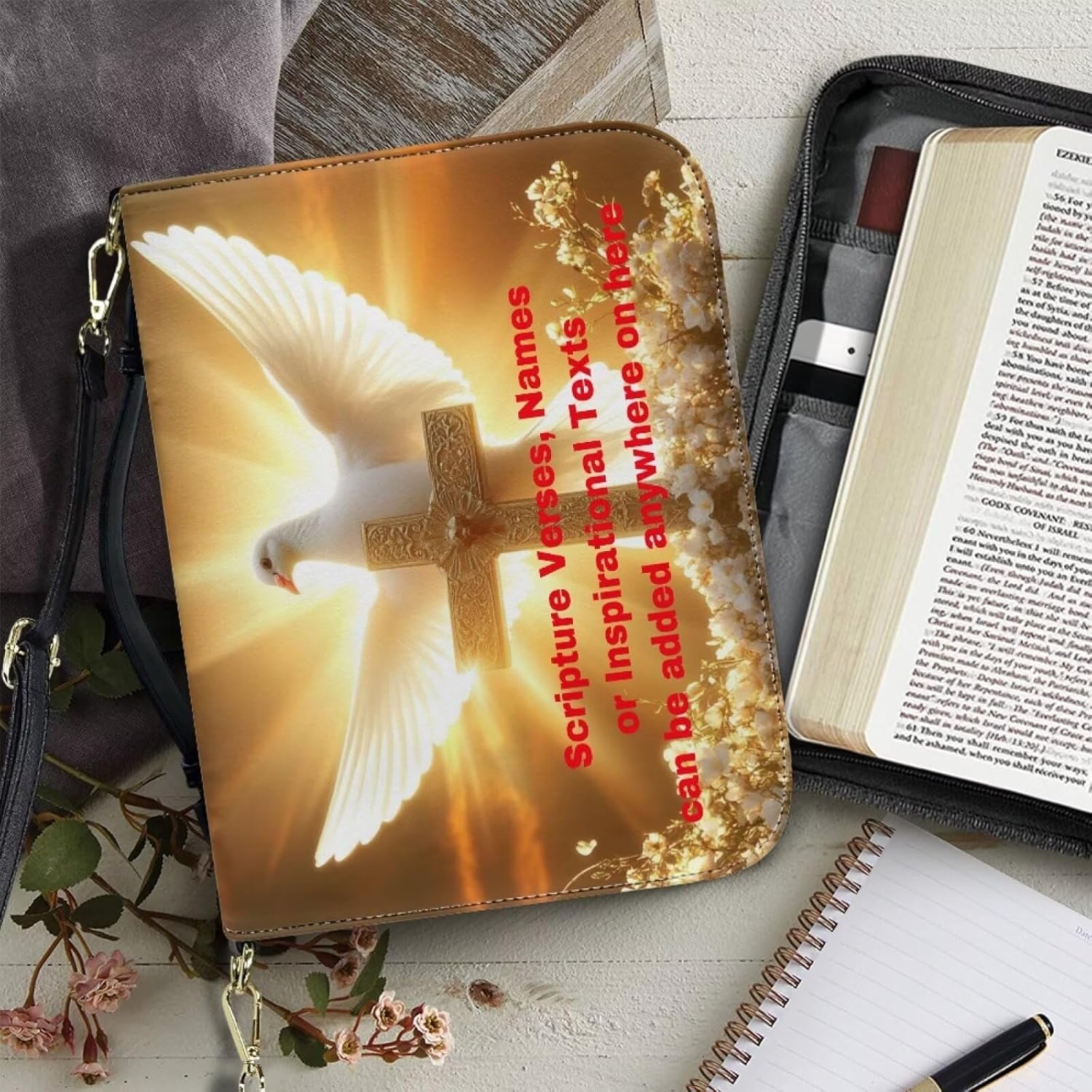 Custom Personalized PU Leather Bible Cover Case for Women,Customized Bible Cases Bible Tote Bag Bible Carrying Case Bible Carrier with Detachable Shoulder Strap,2XL 152 81CfVLdpGDL. AC SL1500 - northernschoolofshiatsu.co.uk