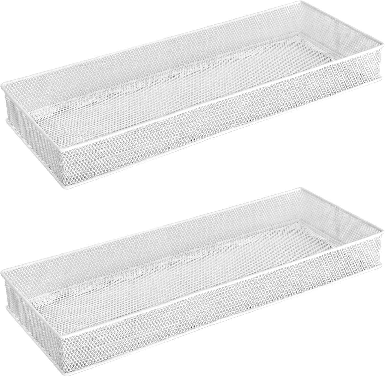 YBM HOME White Mesh Drawer Cabinet and or Shelf Organizer Bins, School Supply Holder Office Desktop Organizer Basket (1, 3x9x2 Inch) 20 81CmD+JBOFL. AC SL1500 - northernschoolofshiatsu.co.uk